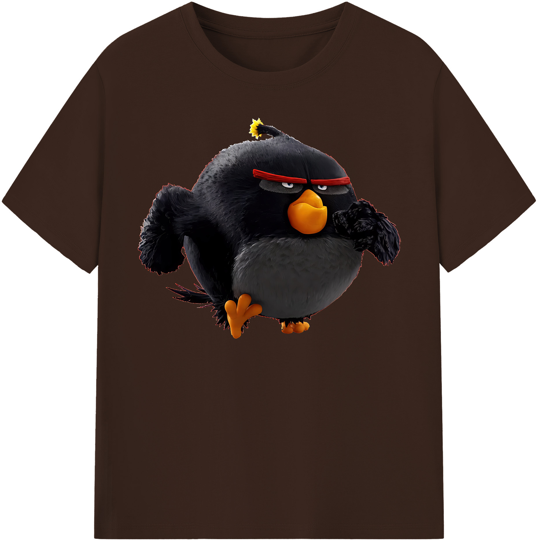 （画像用） Angry Birds アングリーバード 綿100％半袖Tシャツ（フロントプリント）