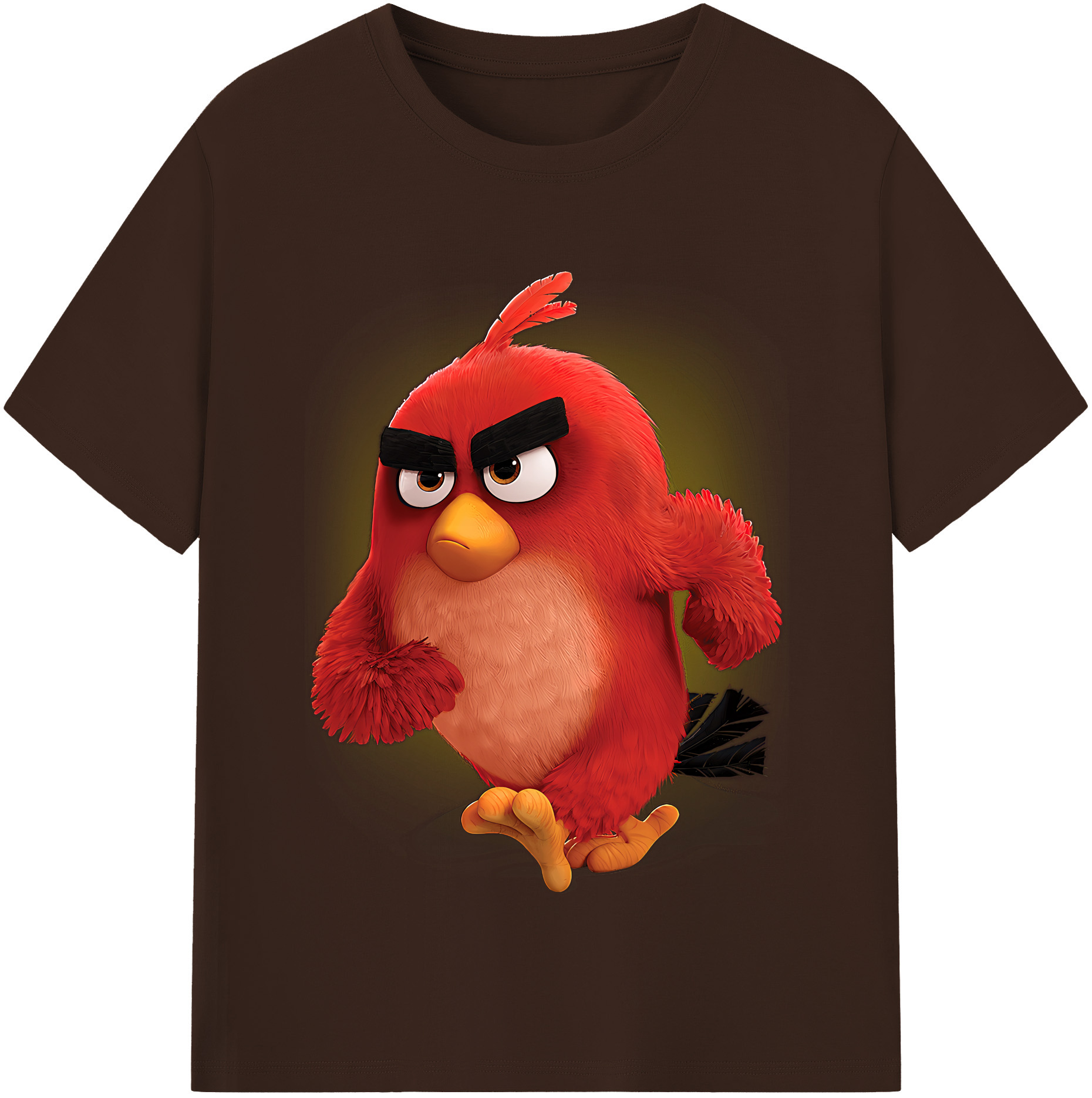 （画像用） Angry Birds アングリーバード 綿100％半袖Tシャツ（フロントプリント）
