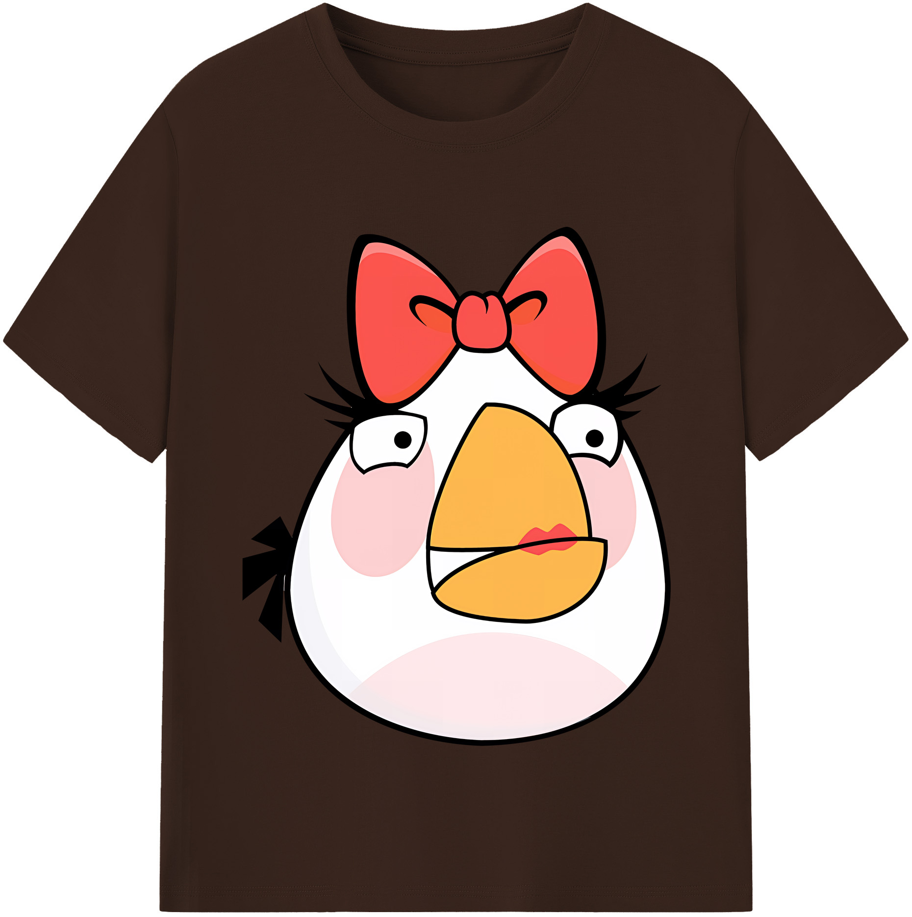 （画像用） Angry Birds アングリーバード 綿100％半袖Tシャツ（フロントプリント）