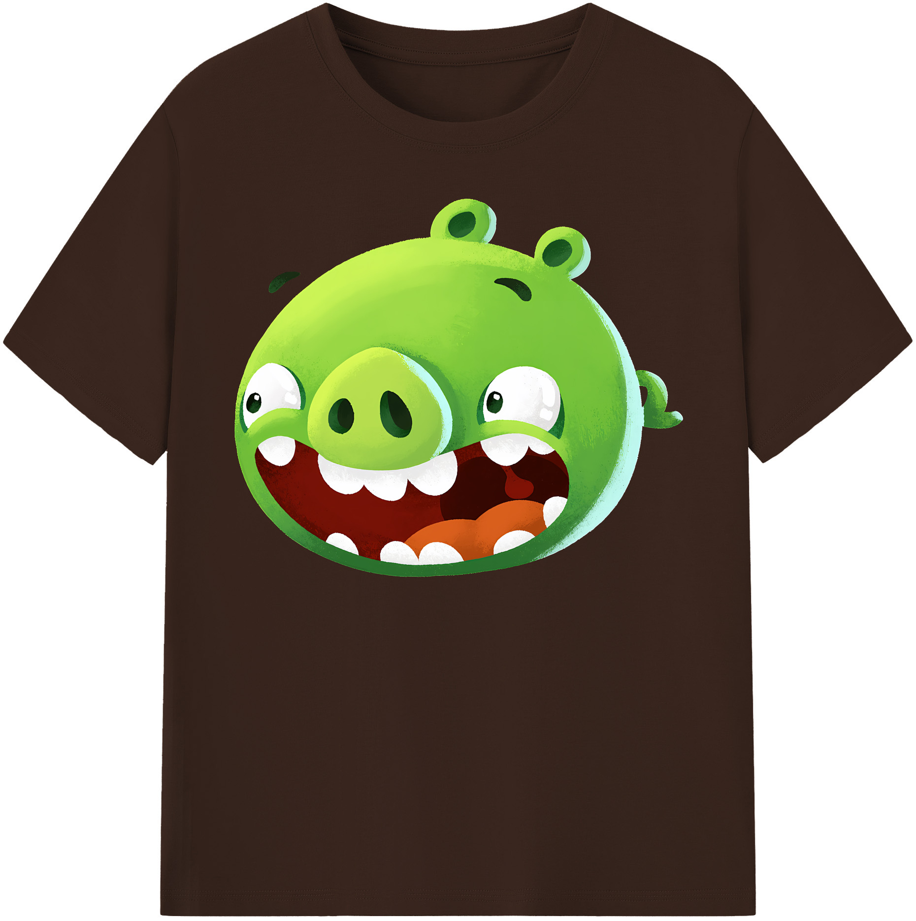 （画像用） Angry Birds アングリーバード 綿100％半袖Tシャツ（フロントプリント）