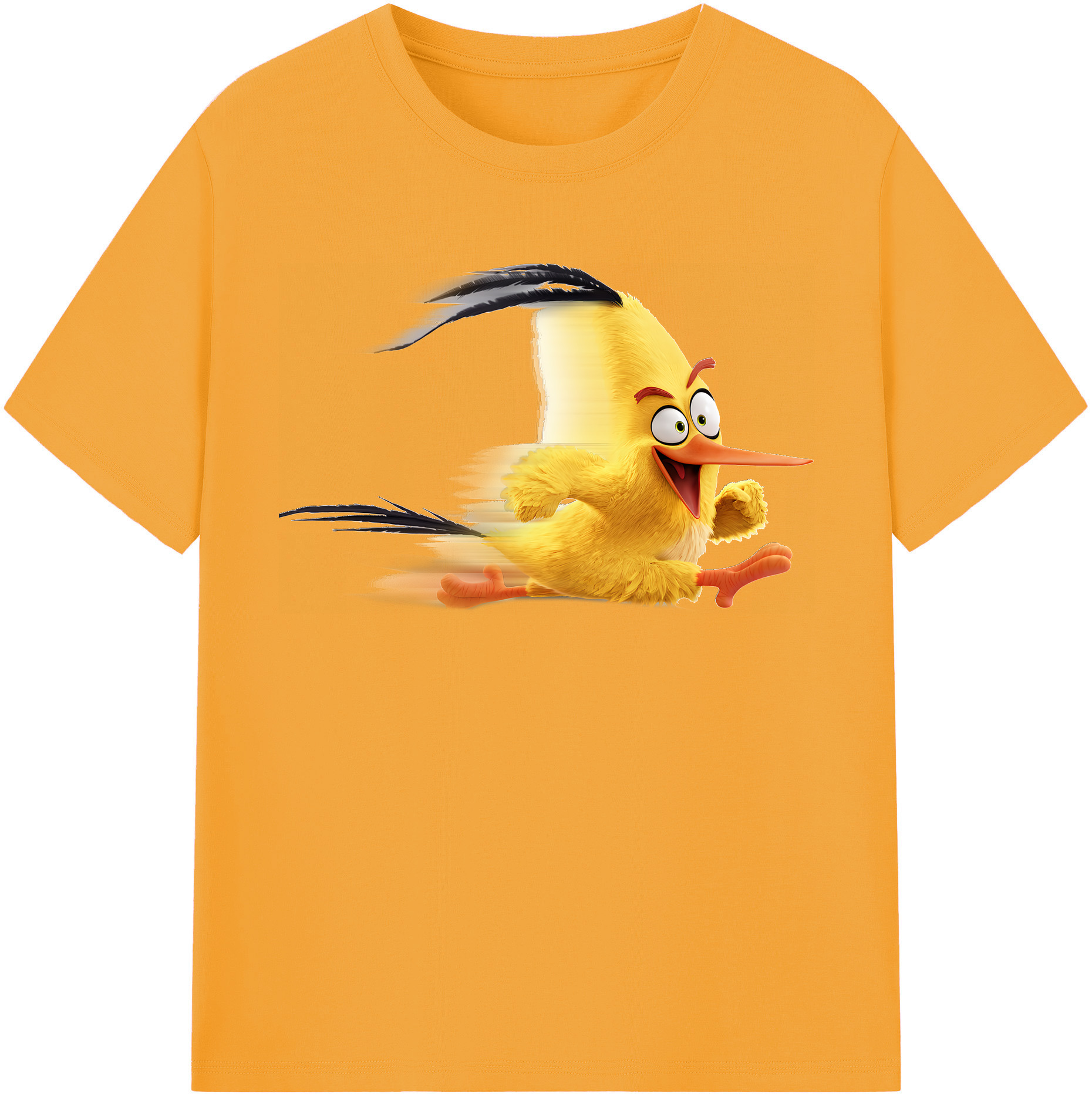 （画像用） Angry Birds アングリーバード 綿100％半袖Tシャツ（フロントプリント）