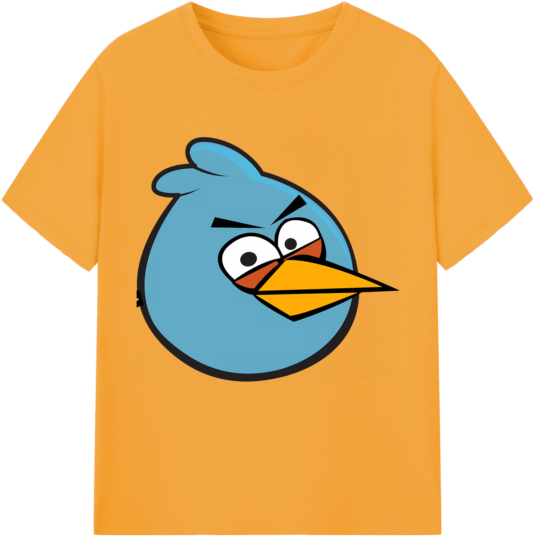 （画像用） Angry Birds アングリーバード 綿100％半袖Tシャツ（フロントプリント）