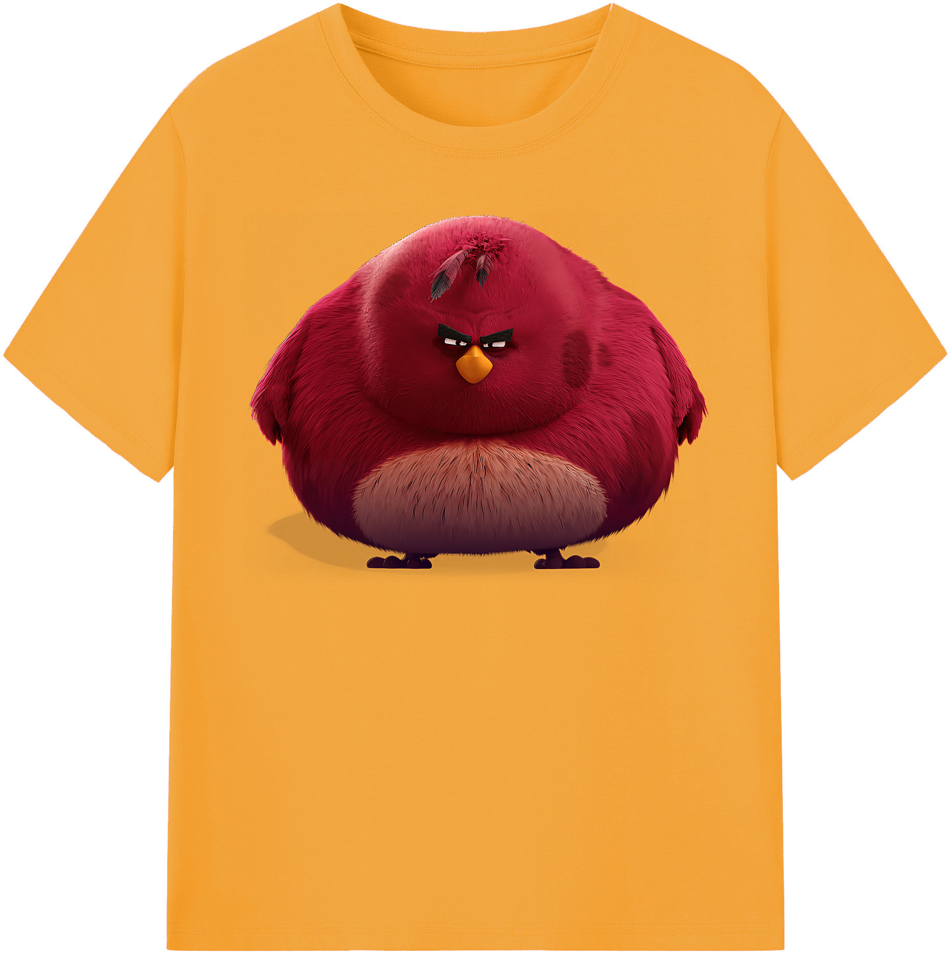 （画像用） Angry Birds アングリーバード 綿100％半袖Tシャツ（フロントプリント）