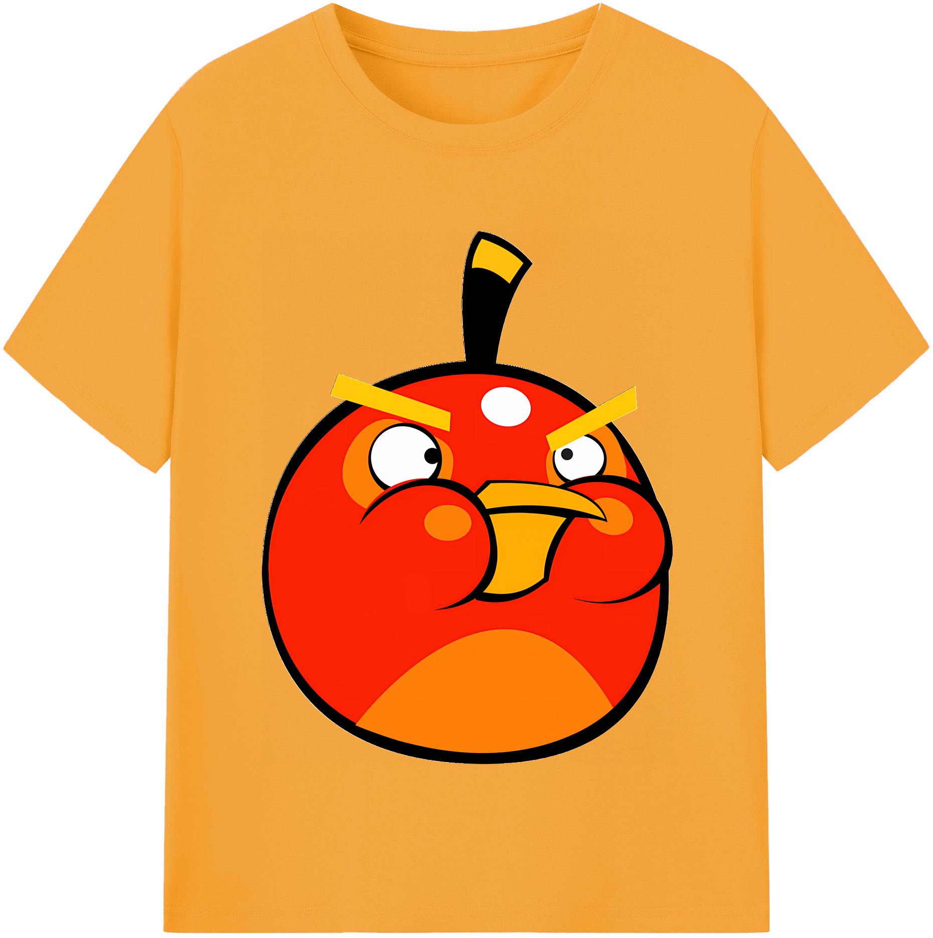 （画像用） Angry Birds アングリーバード 綿100％半袖Tシャツ（フロントプリント）
