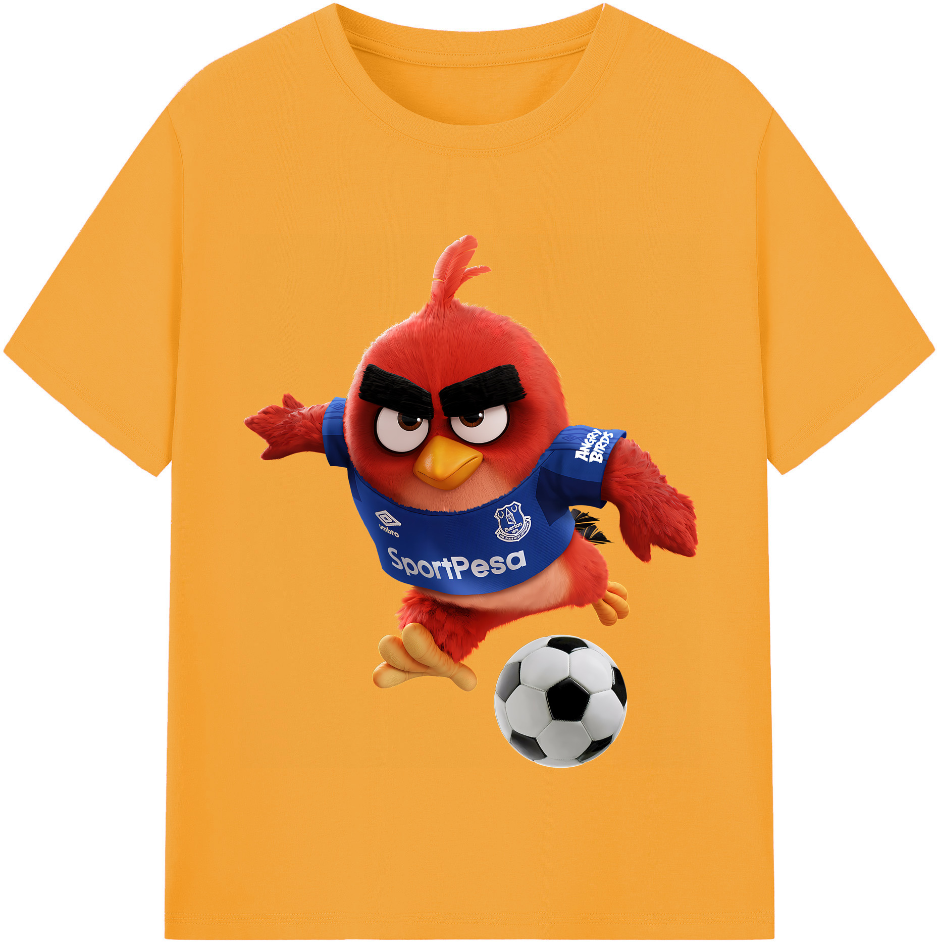 （画像用） Angry Birds アングリーバード 綿100％半袖Tシャツ（フロントプリント）