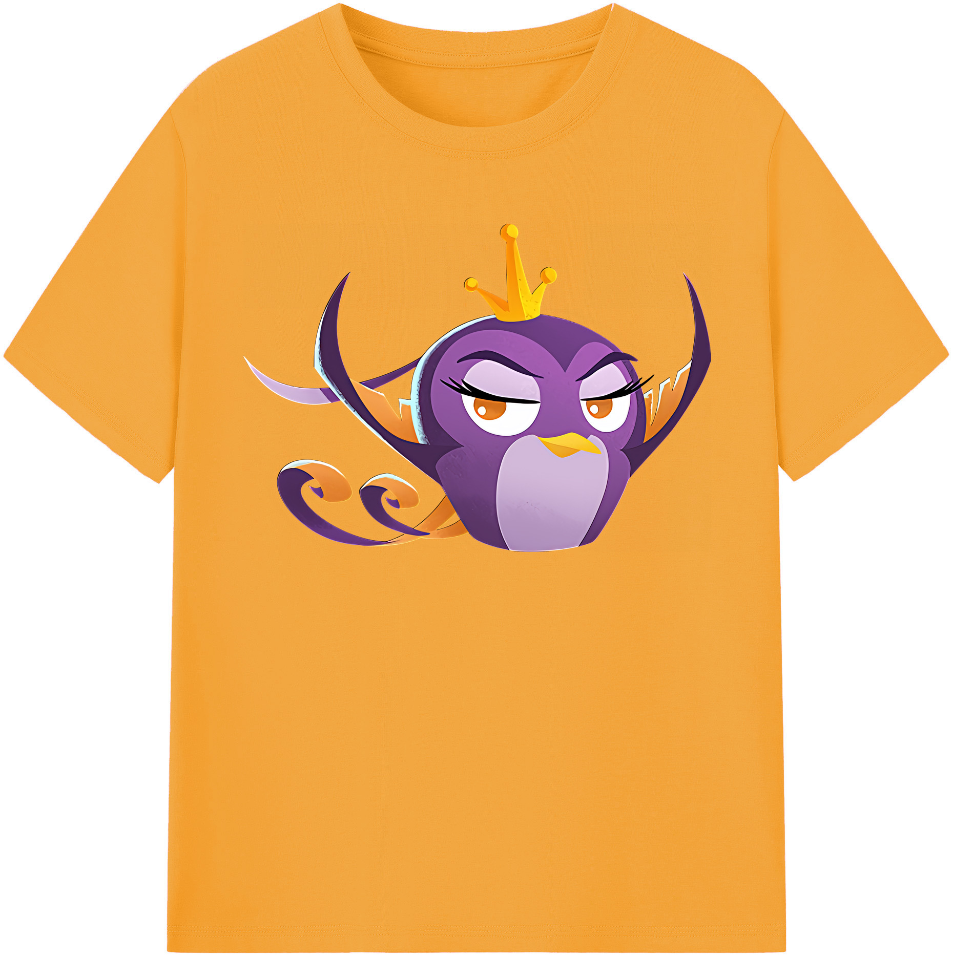 （画像用） Angry Birds アングリーバード 綿100％半袖Tシャツ（フロントプリント）