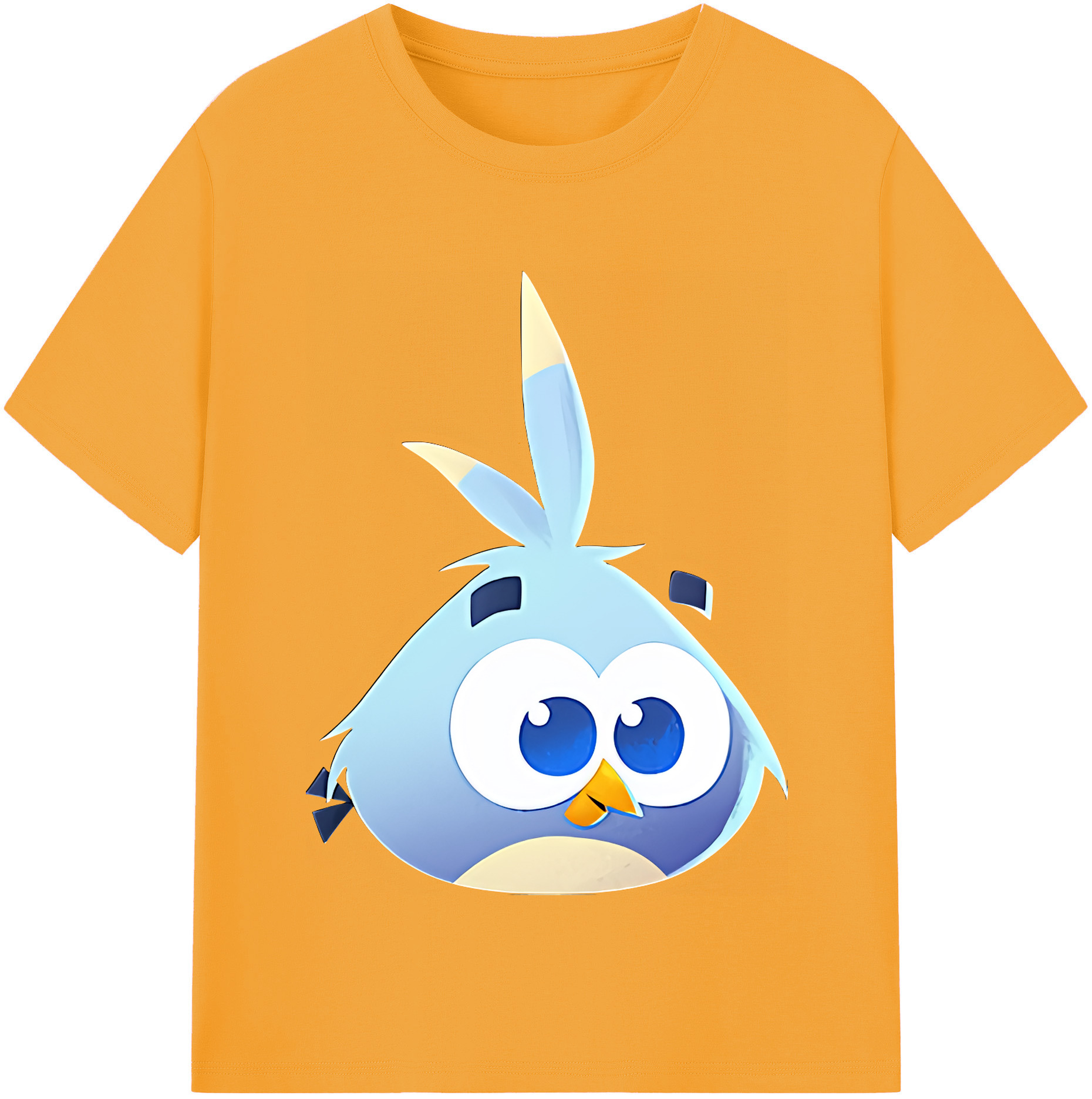 （画像用） Angry Birds アングリーバード 綿100％半袖Tシャツ（フロントプリント）