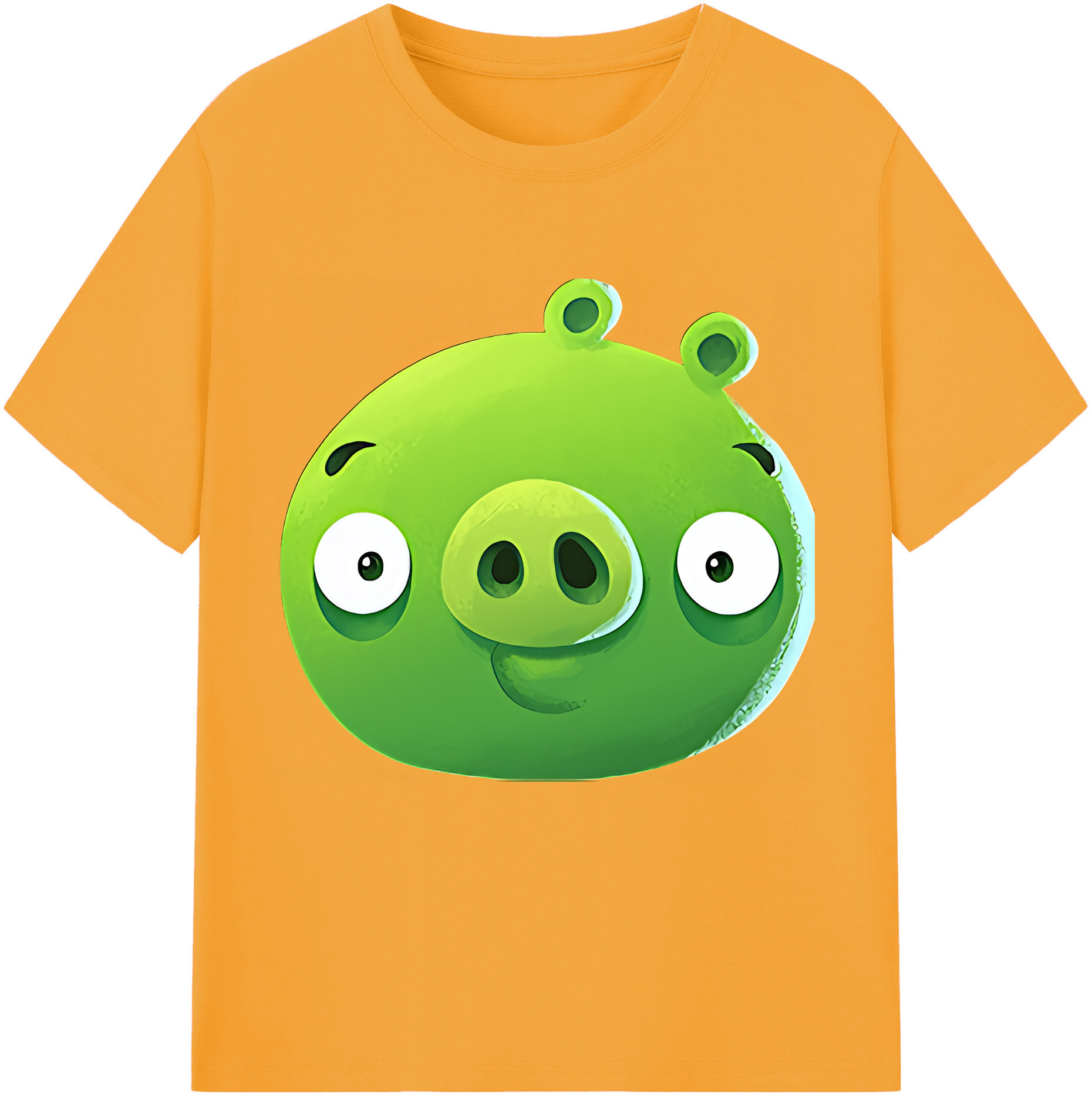 （画像用） Angry Birds アングリーバード 綿100％半袖Tシャツ（フロントプリント）