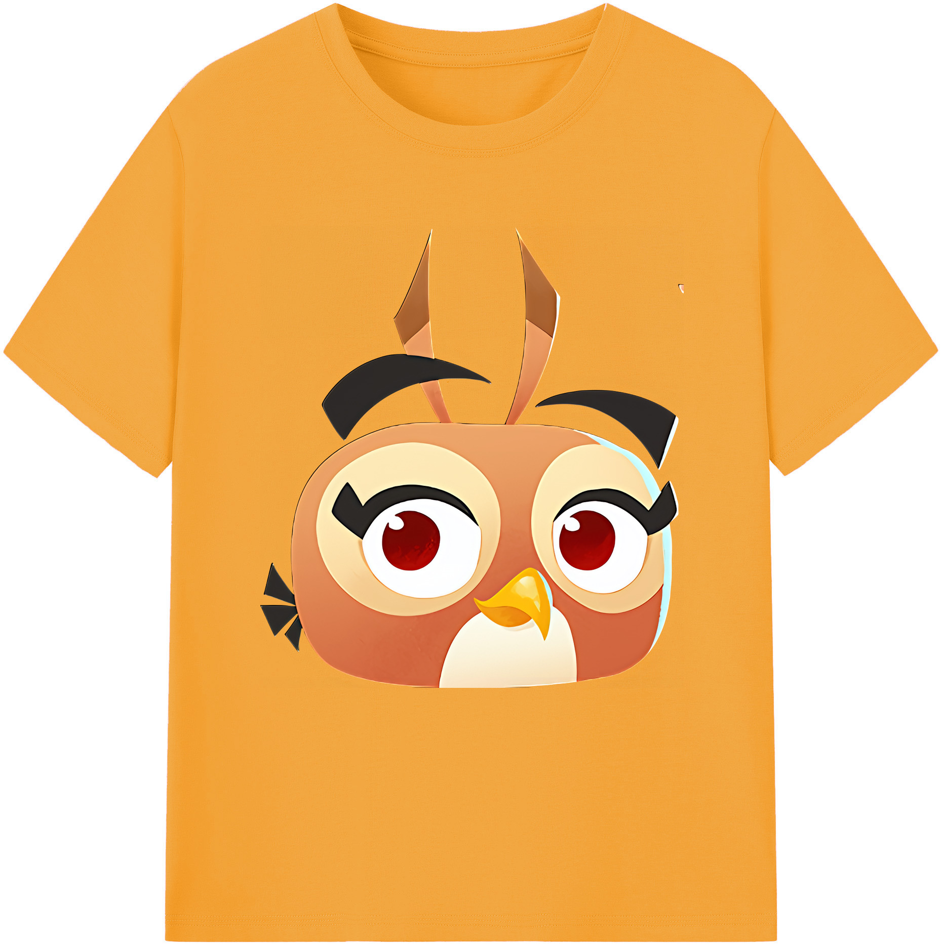（画像用） Angry Birds アングリーバード 綿100％半袖Tシャツ（フロントプリント）