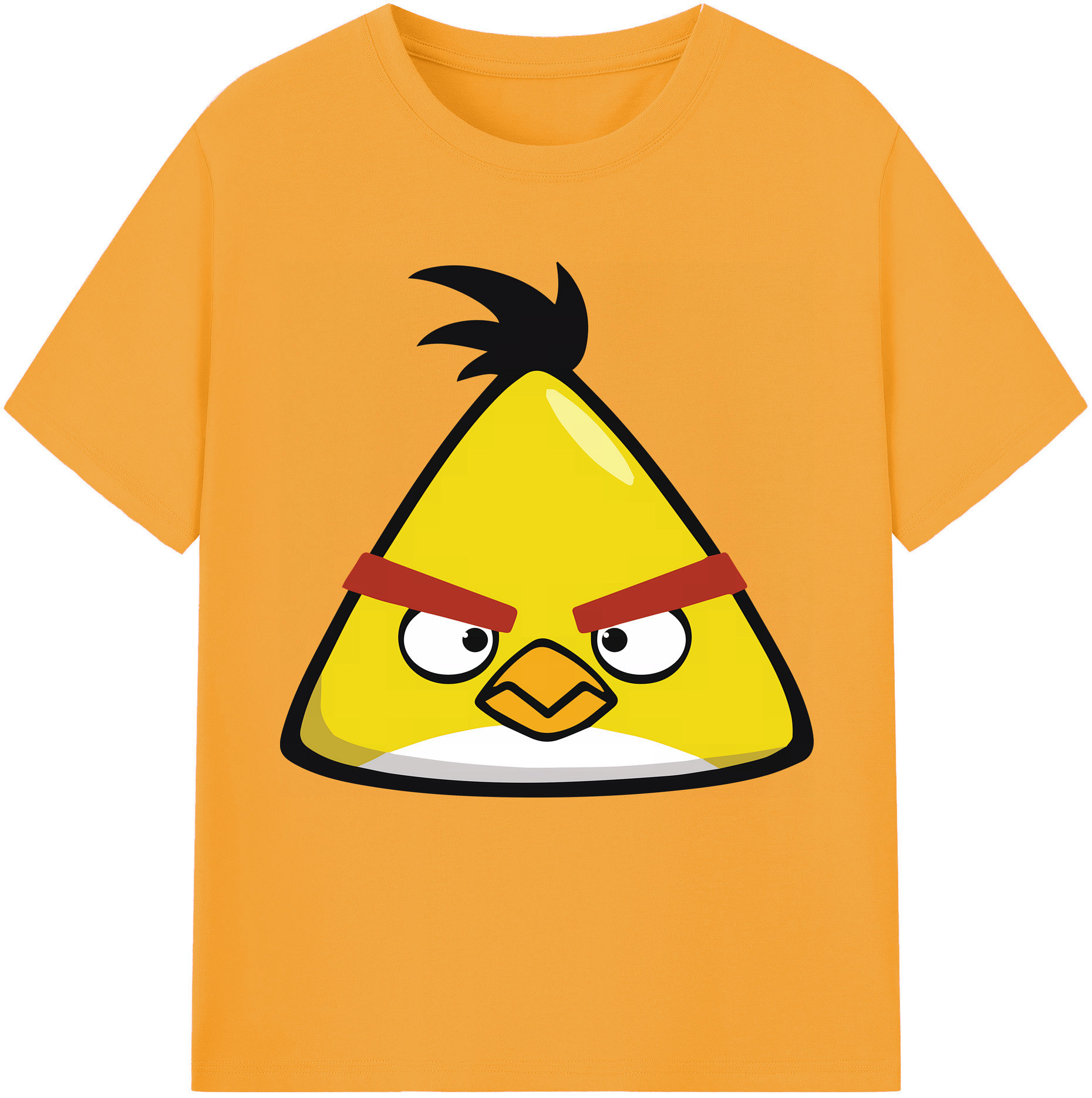 （画像用） Angry Birds アングリーバード 綿100％半袖Tシャツ（フロントプリント）