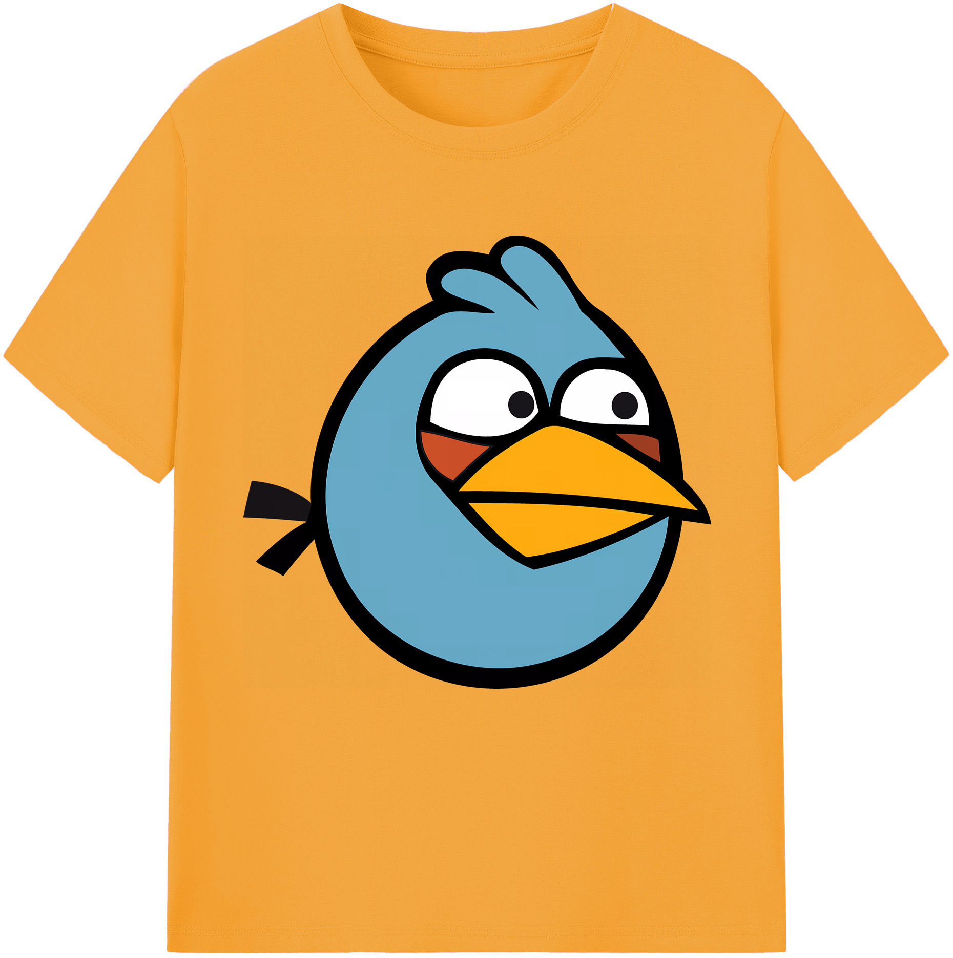 （画像用） Angry Birds アングリーバード 綿100％半袖Tシャツ（フロントプリント）