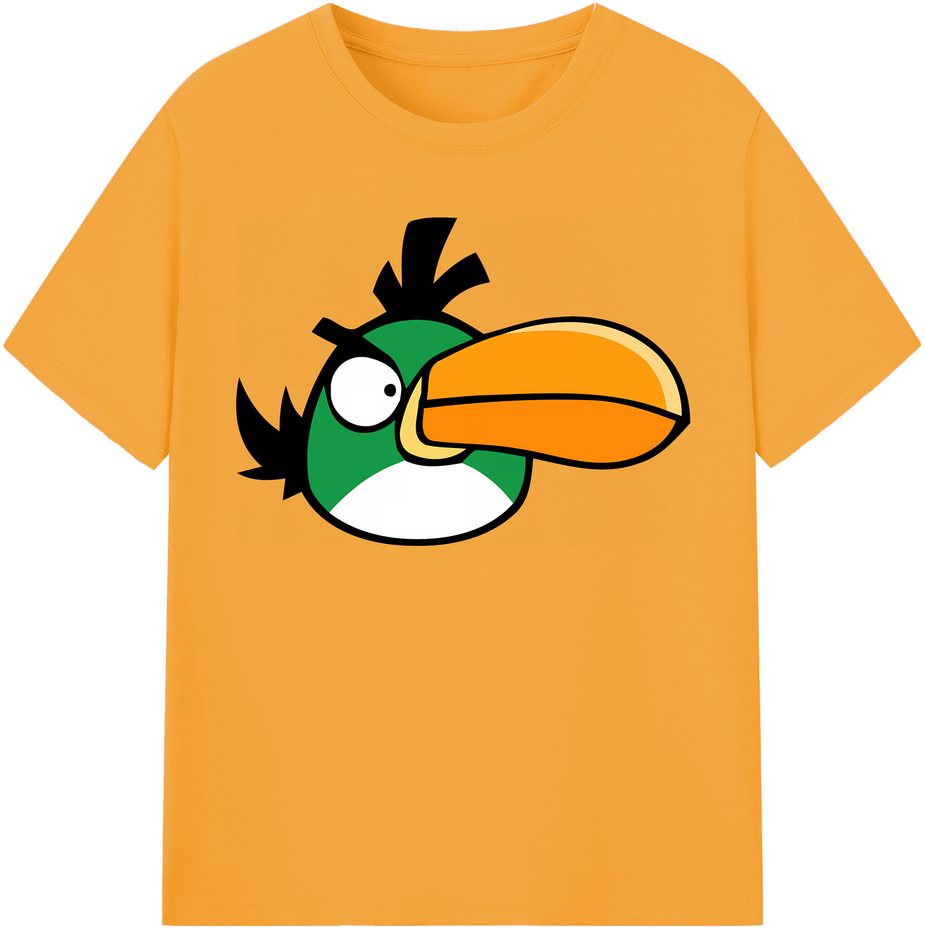 （画像用） Angry Birds アングリーバード 綿100％半袖Tシャツ（フロントプリント）
