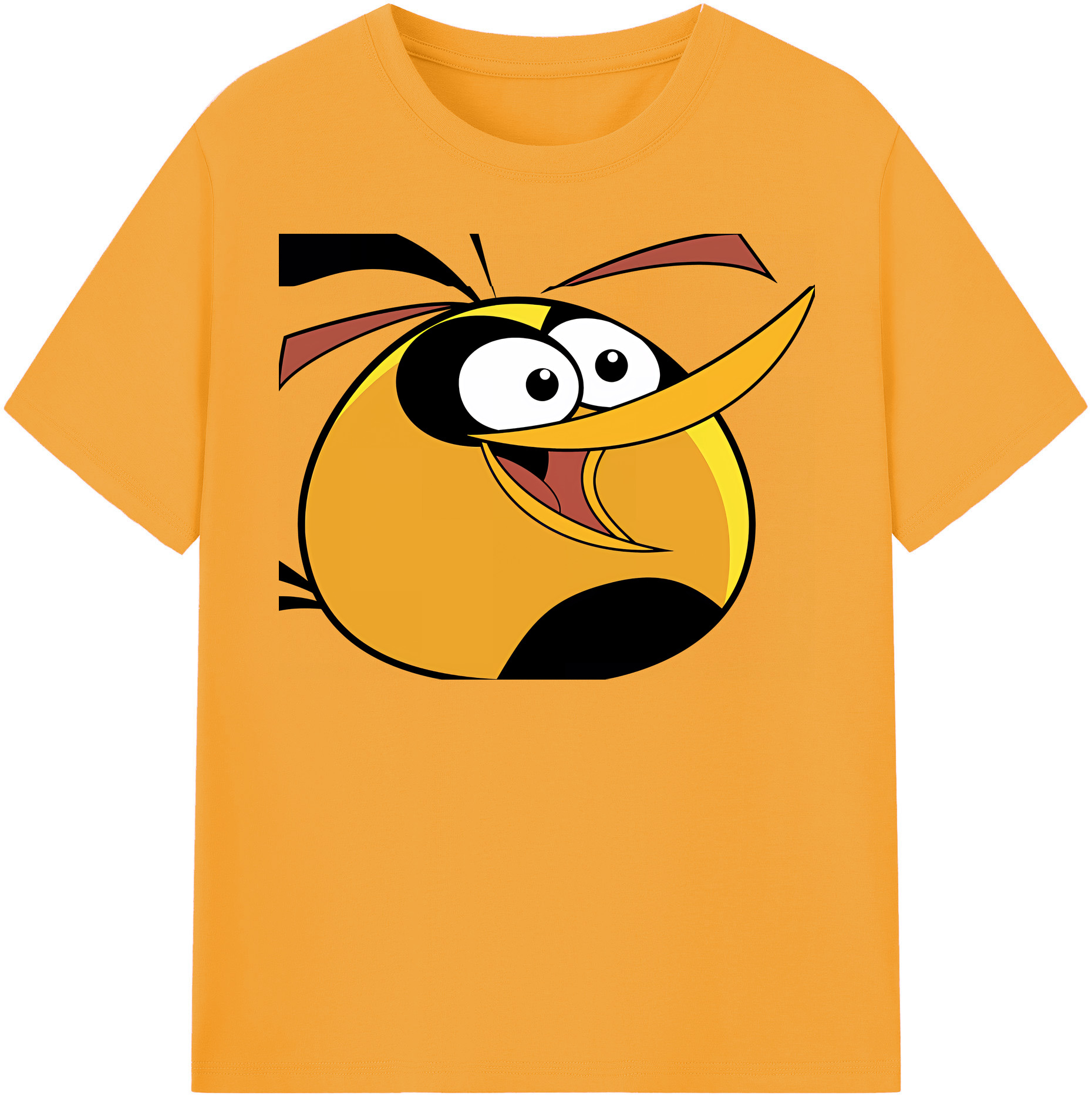 （画像用） Angry Birds アングリーバード 綿100％半袖Tシャツ（フロントプリント）
