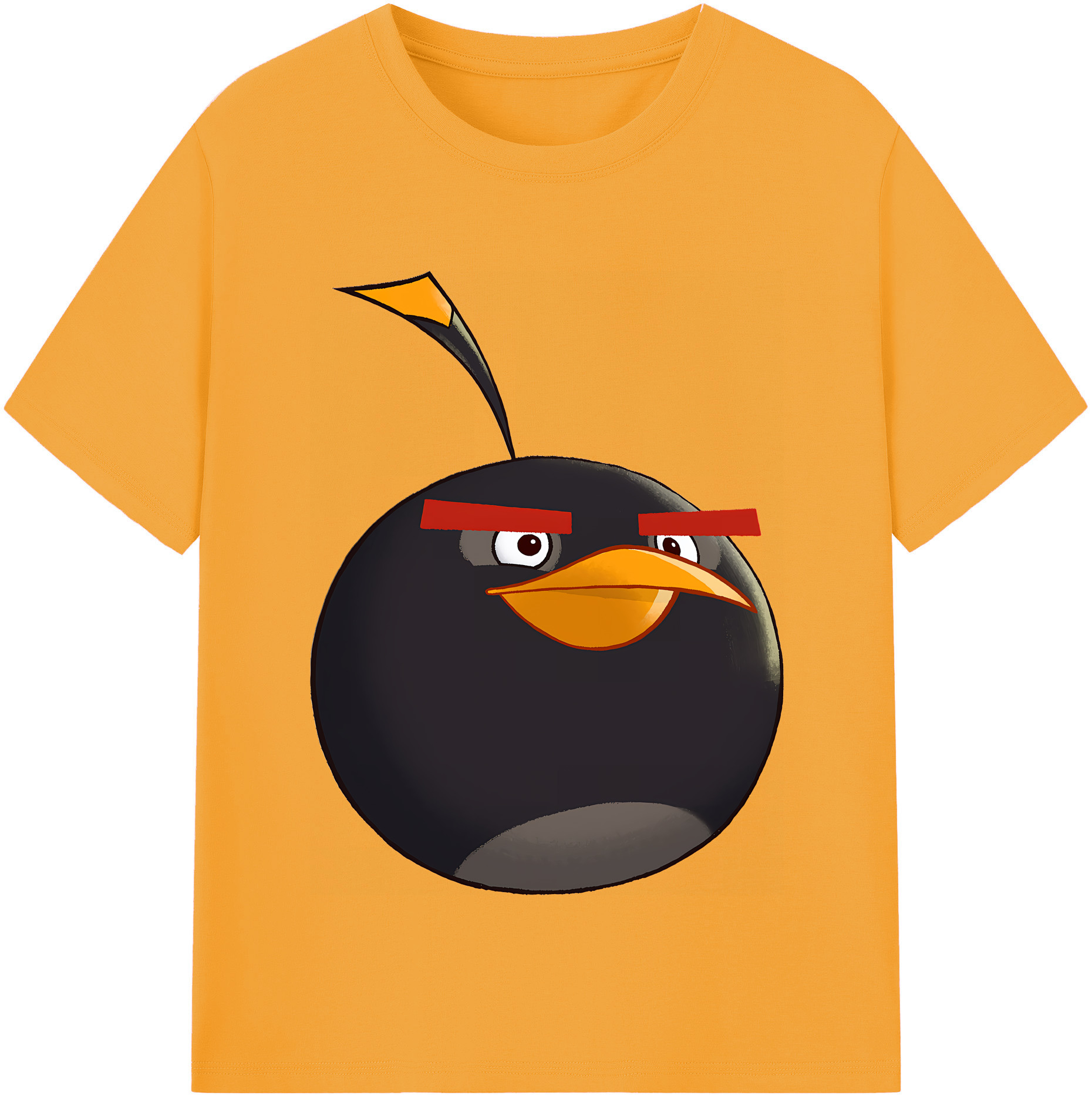（画像用） Angry Birds アングリーバード 綿100％半袖Tシャツ（フロントプリント）
