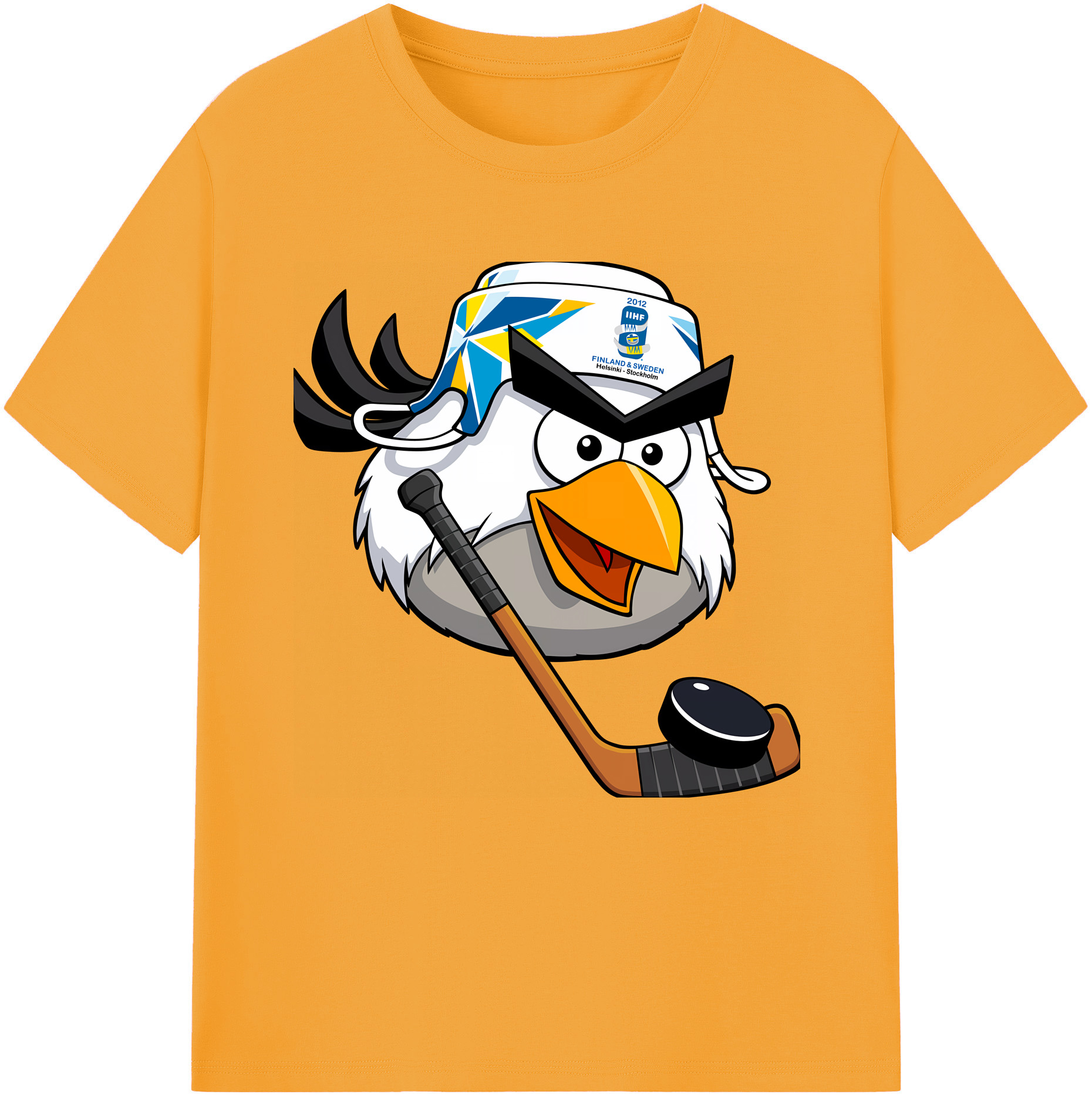 （画像用） Angry Birds アングリーバード 綿100％半袖Tシャツ（フロントプリント）