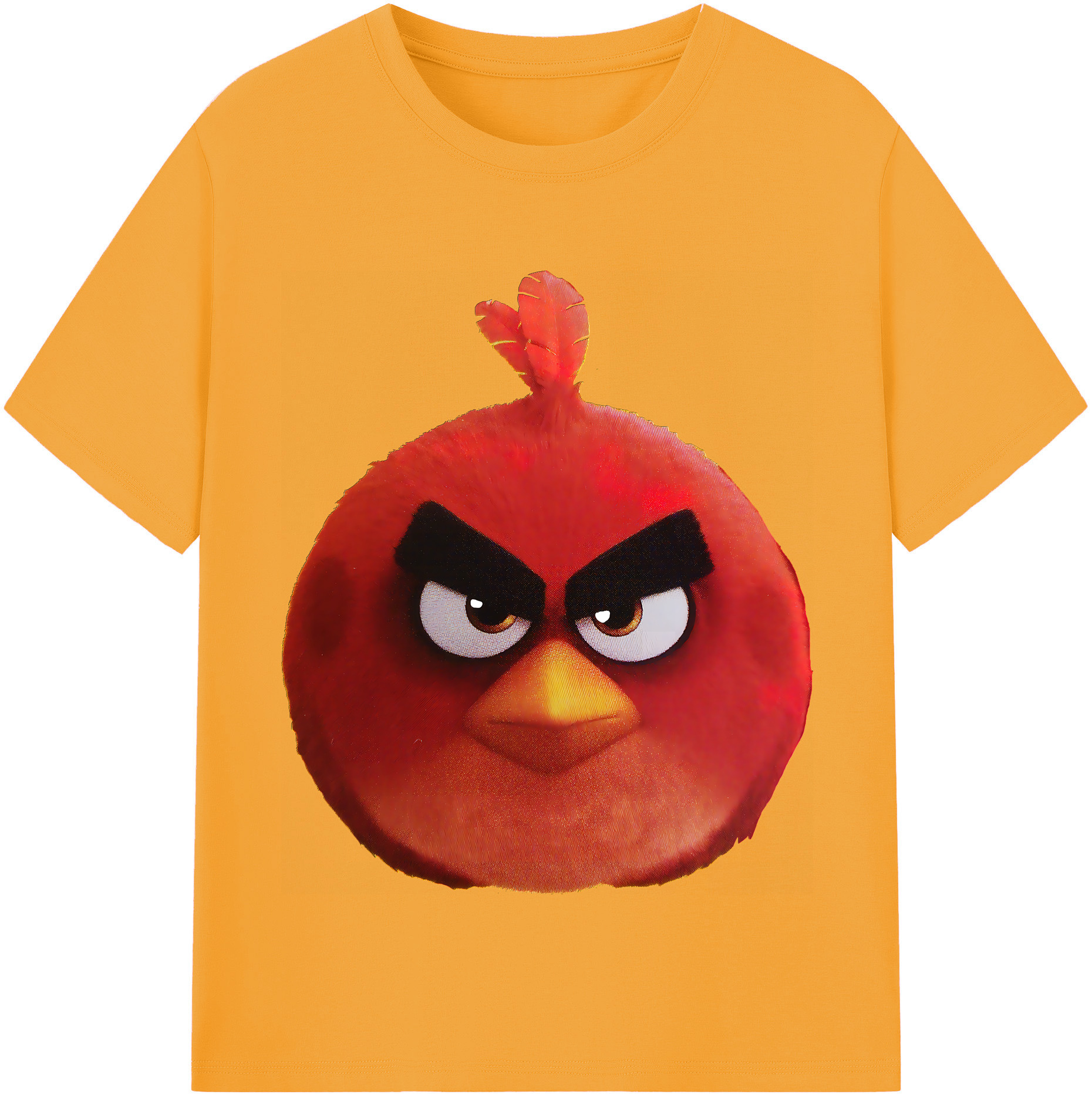 （画像用） Angry Birds アングリーバード 綿100％半袖Tシャツ（フロントプリント）