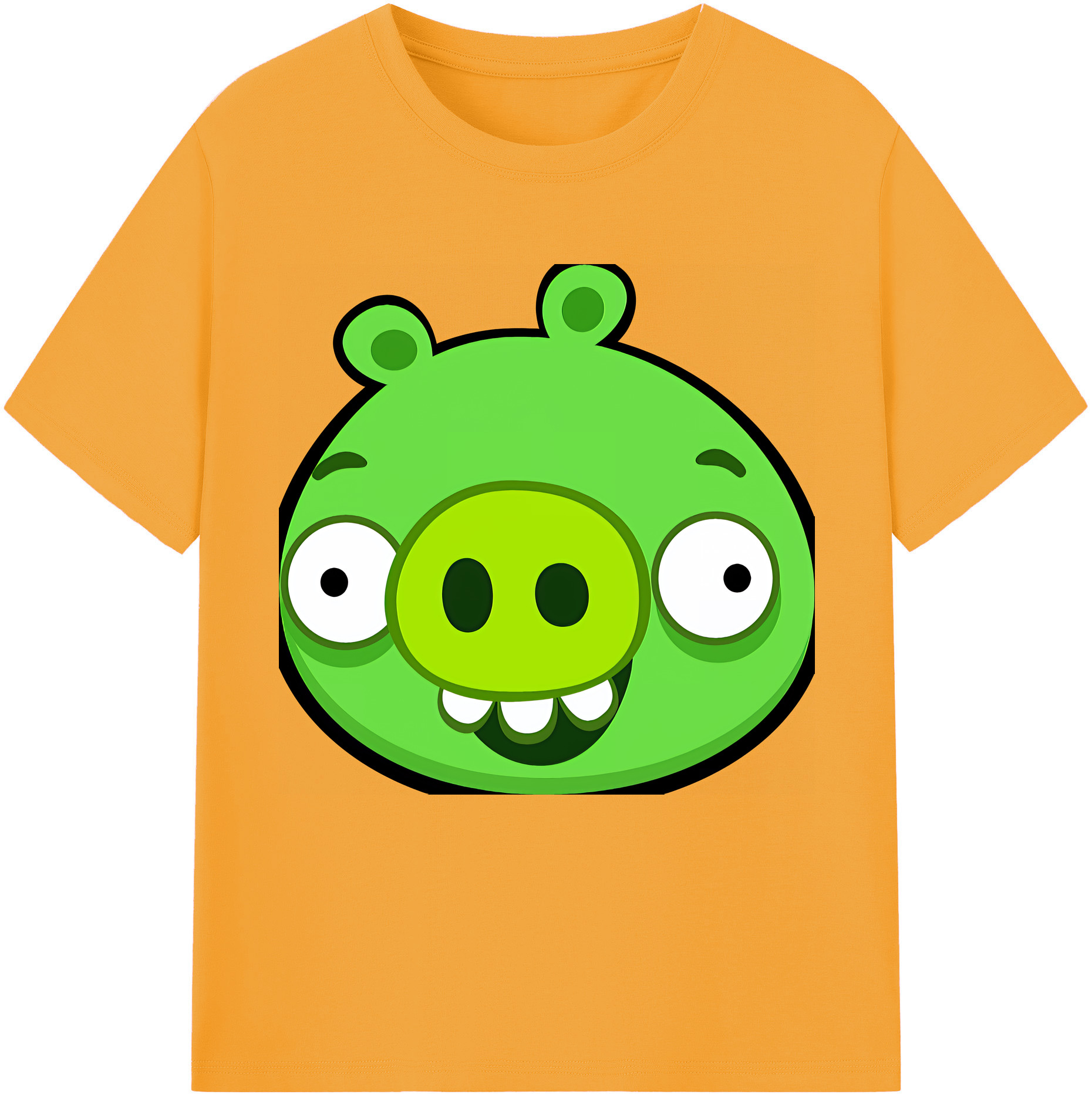 （画像用） Angry Birds アングリーバード 綿100％半袖Tシャツ（フロントプリント）