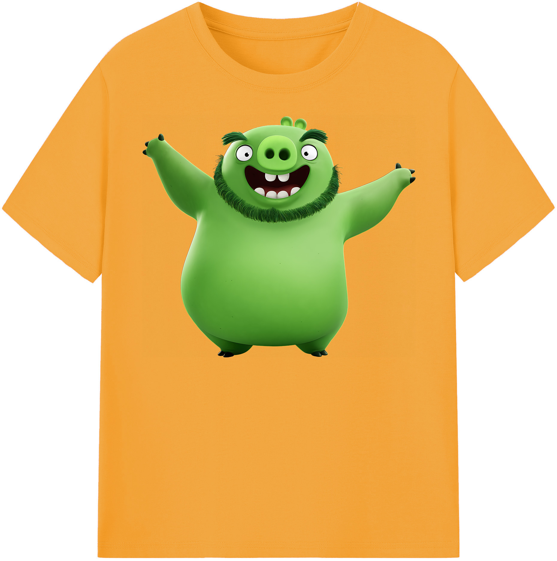 （画像用） Angry Birds アングリーバード 綿100％半袖Tシャツ（フロントプリント）