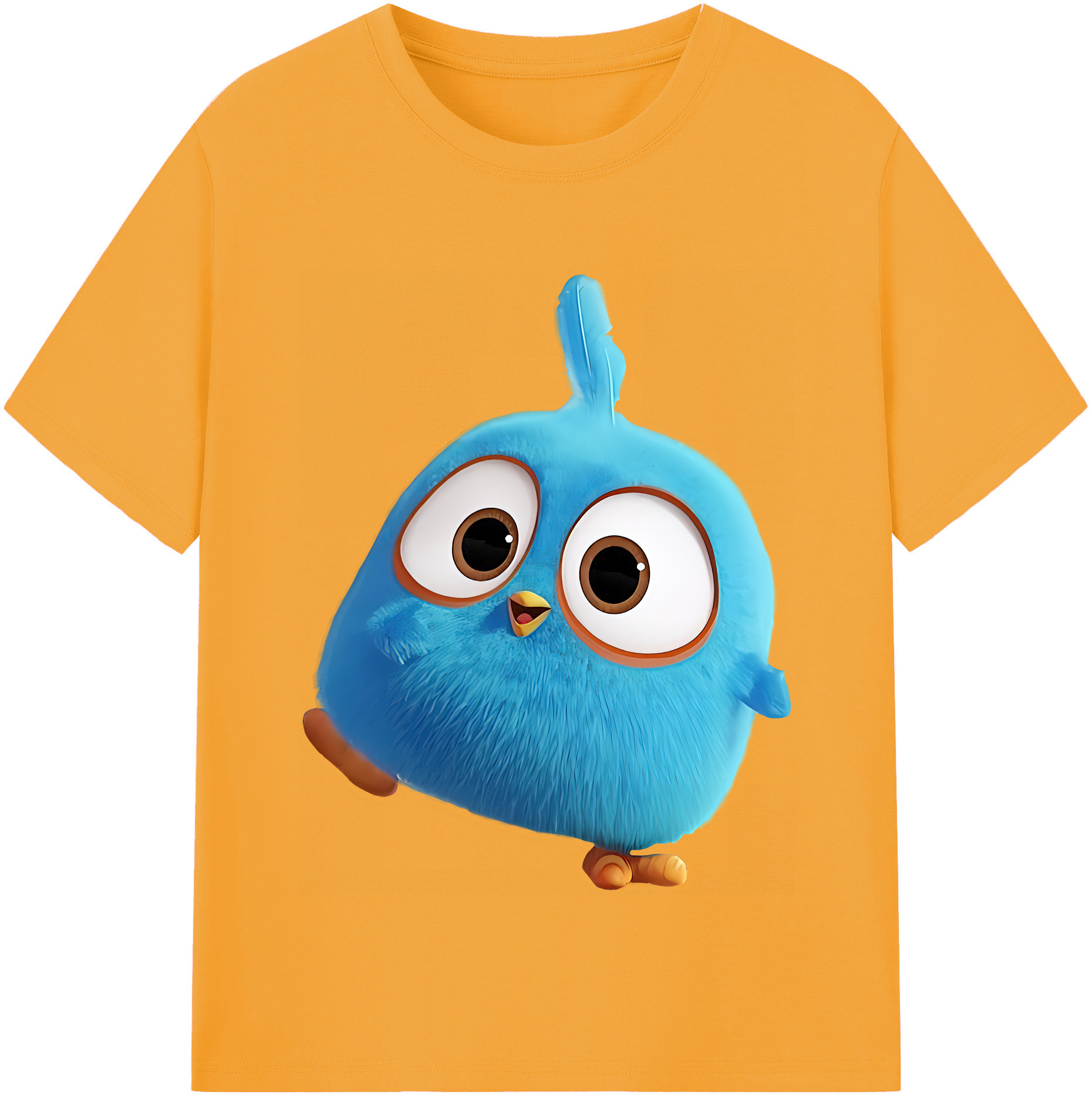 （画像用） Angry Birds アングリーバード 綿100％半袖Tシャツ（フロントプリント）