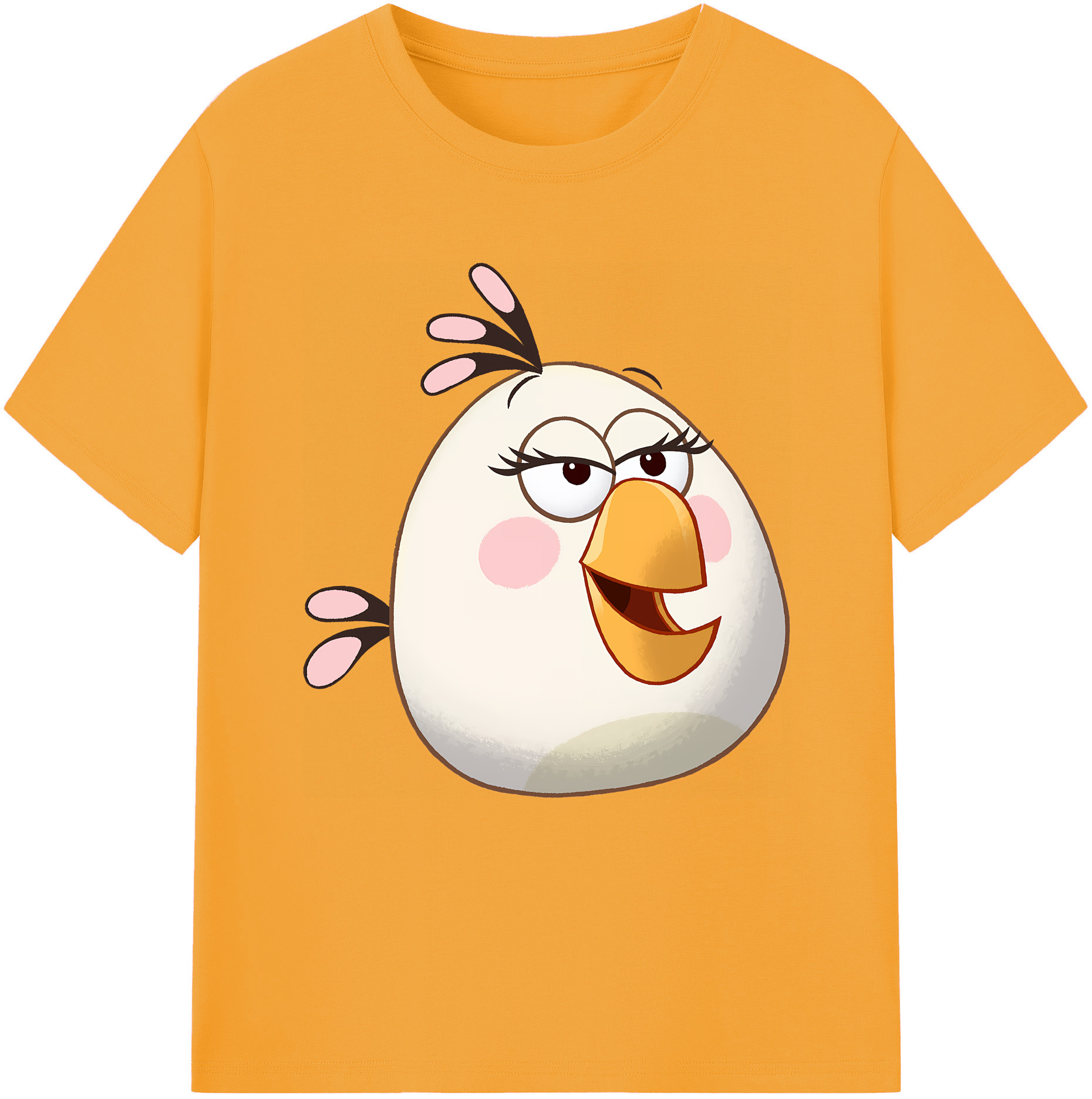 （画像用） Angry Birds アングリーバード 綿100％半袖Tシャツ（フロントプリント）