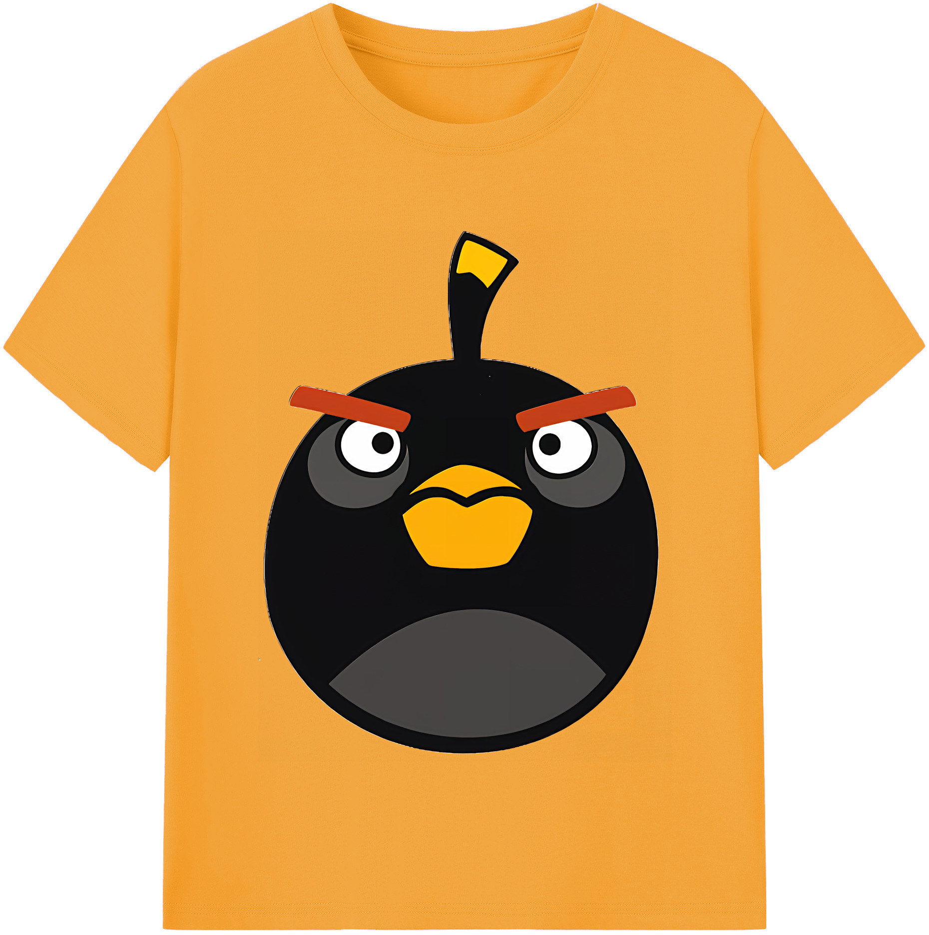 （画像用） Angry Birds アングリーバード 綿100％半袖Tシャツ（フロントプリント）