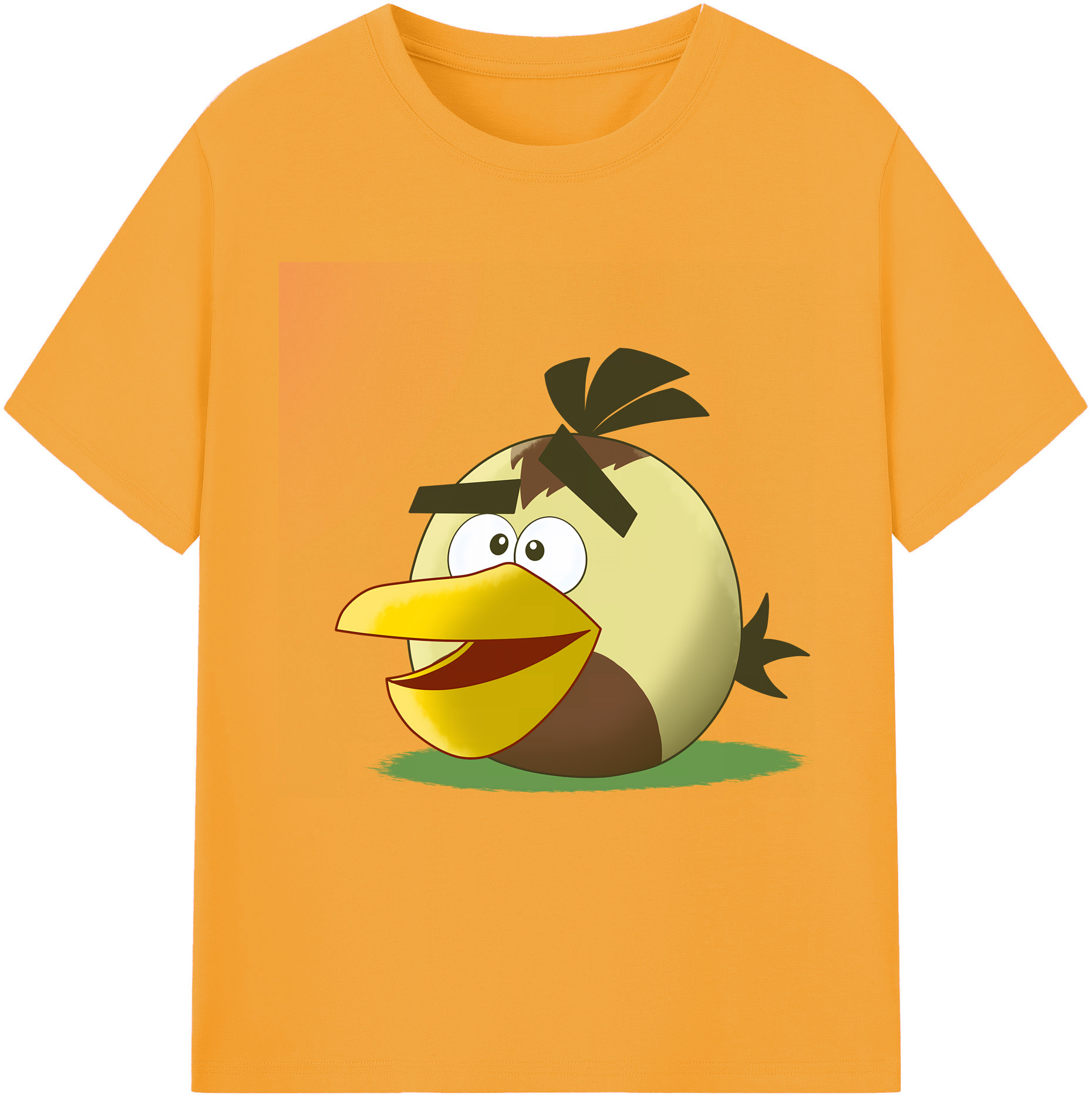 （画像用） Angry Birds アングリーバード 綿100％半袖Tシャツ（フロントプリント）