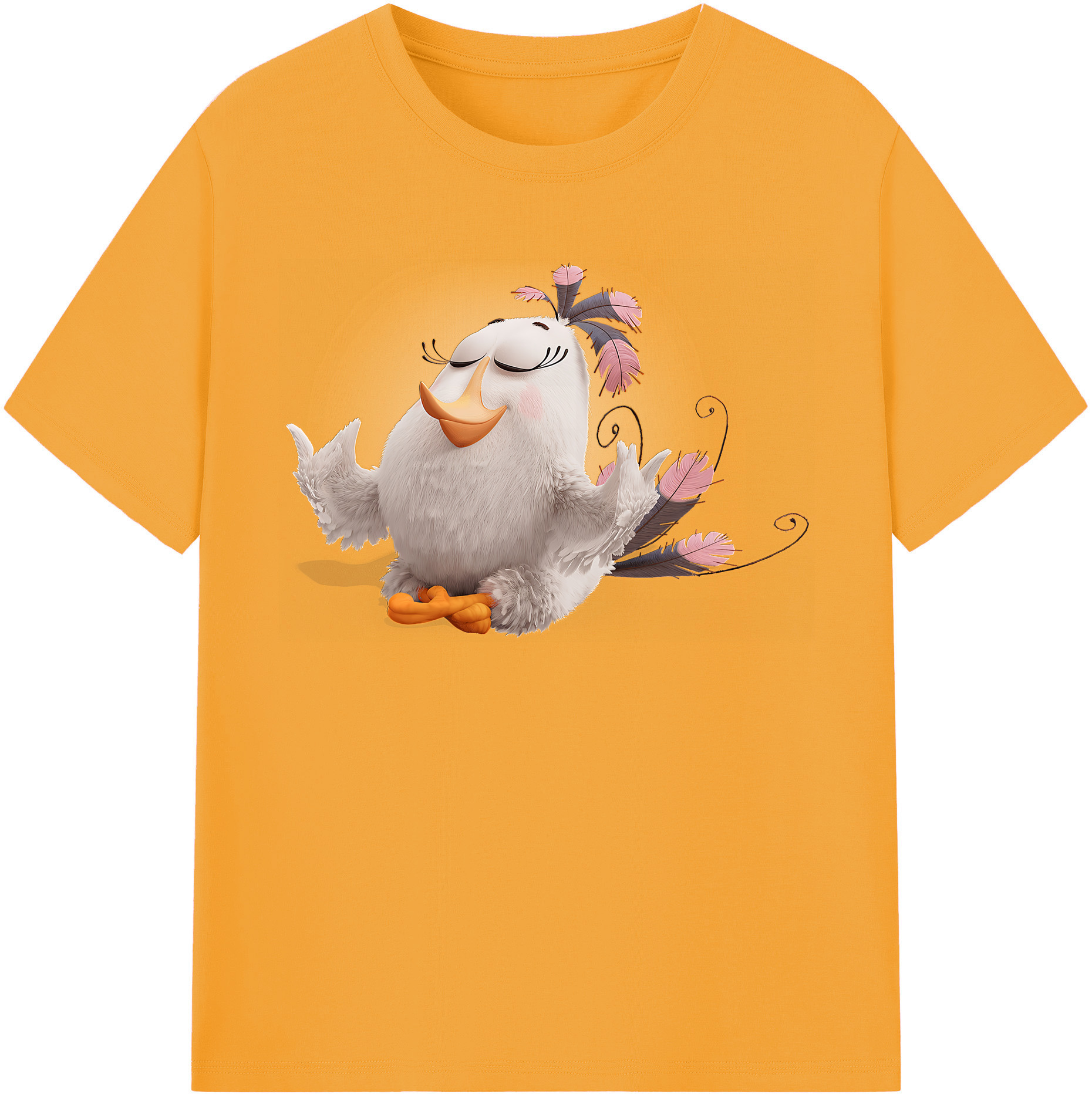 （画像用） Angry Birds アングリーバード 綿100％半袖Tシャツ（フロントプリント）