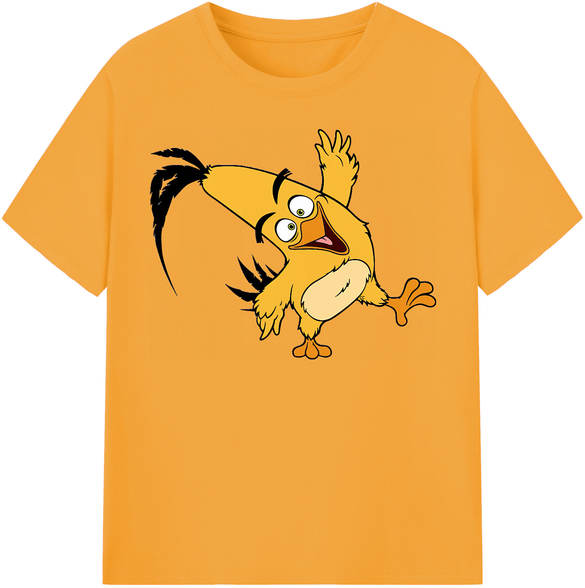 （画像用） Angry Birds アングリーバード 綿100％半袖Tシャツ（フロントプリント）