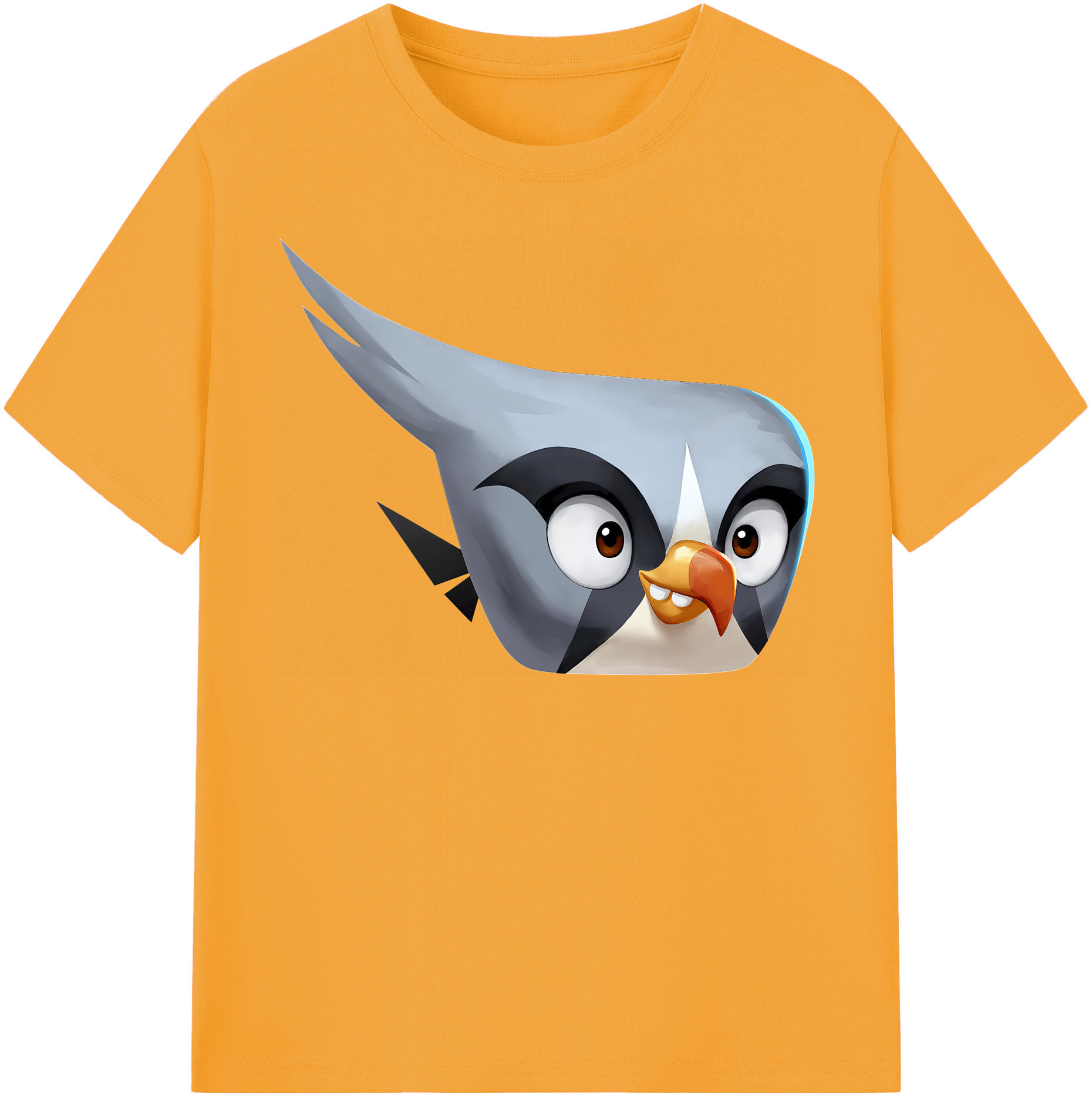 （画像用） Angry Birds アングリーバード 綿100％半袖Tシャツ（フロントプリント）