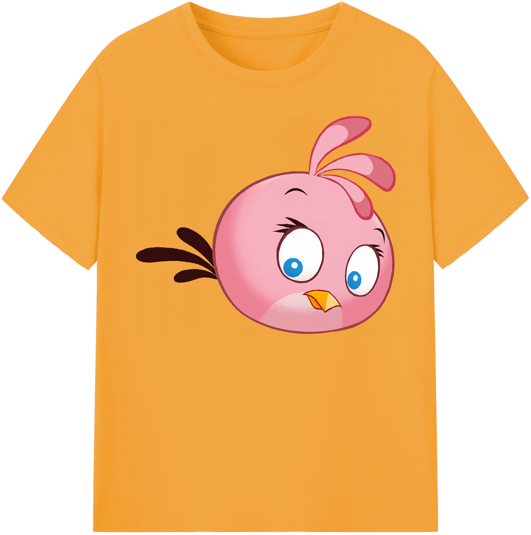 （画像用） Angry Birds アングリーバード 綿100％半袖Tシャツ（フロントプリント）