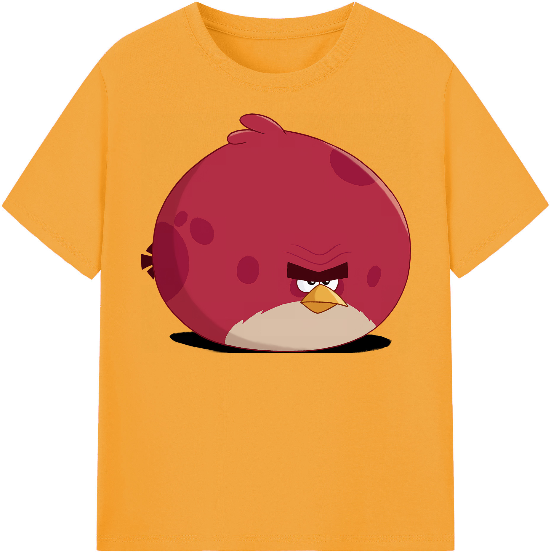 （画像用） Angry Birds アングリーバード 綿100％半袖Tシャツ（フロントプリント）