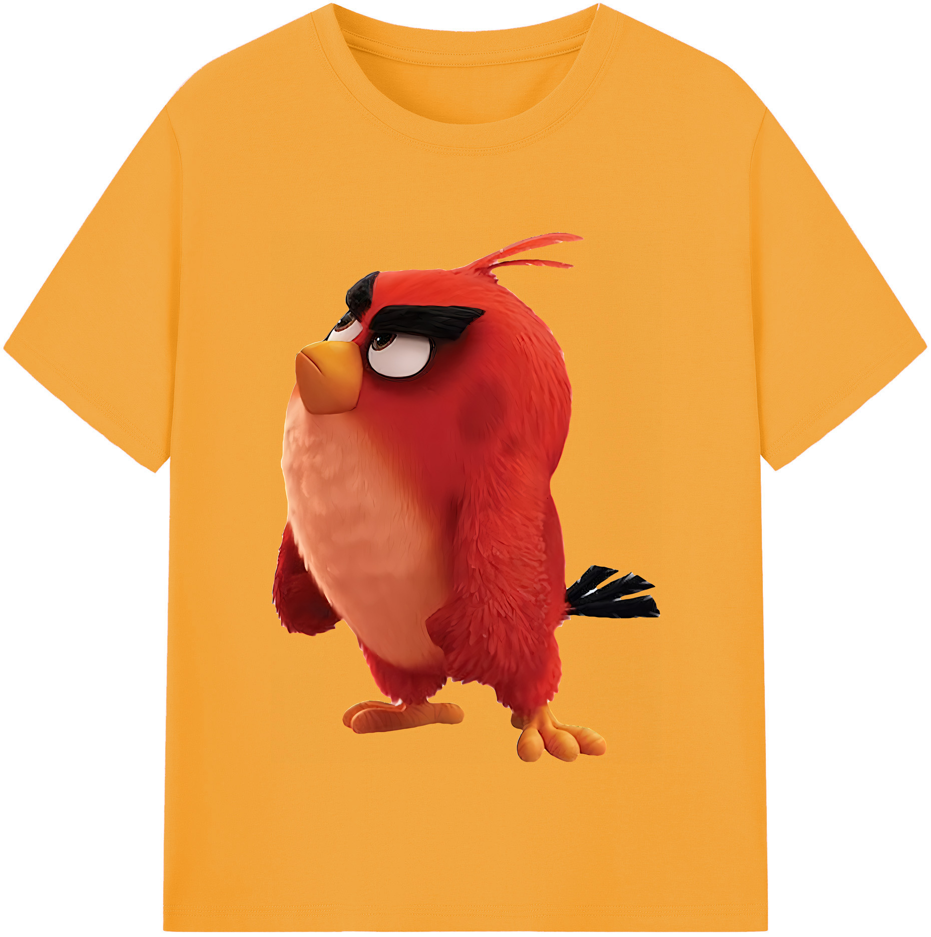 （画像用） Angry Birds アングリーバード 綿100％半袖Tシャツ（フロントプリント）