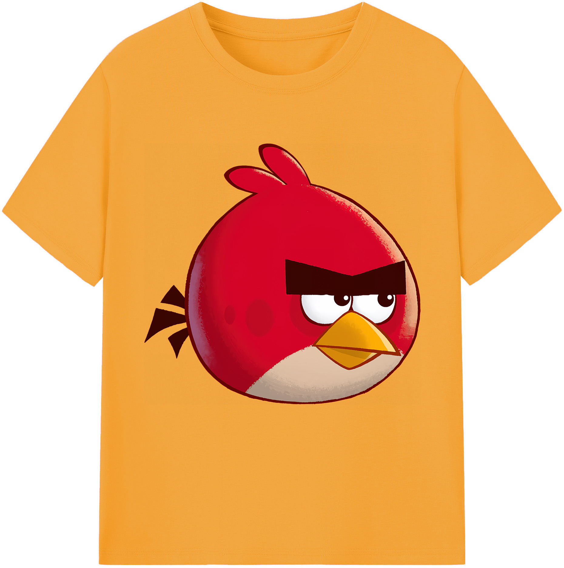 （画像用） Angry Birds アングリーバード 綿100％半袖Tシャツ（フロントプリント）