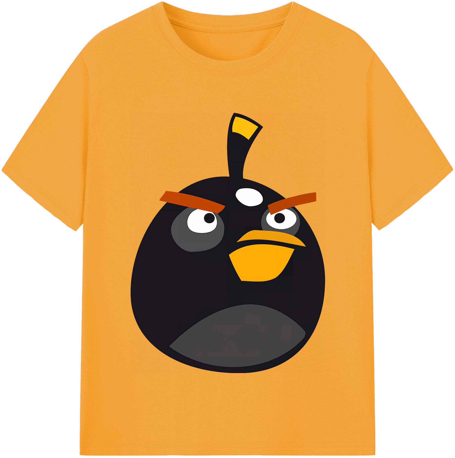 （画像用） Angry Birds アングリーバード 綿100％半袖Tシャツ（フロントプリント）
