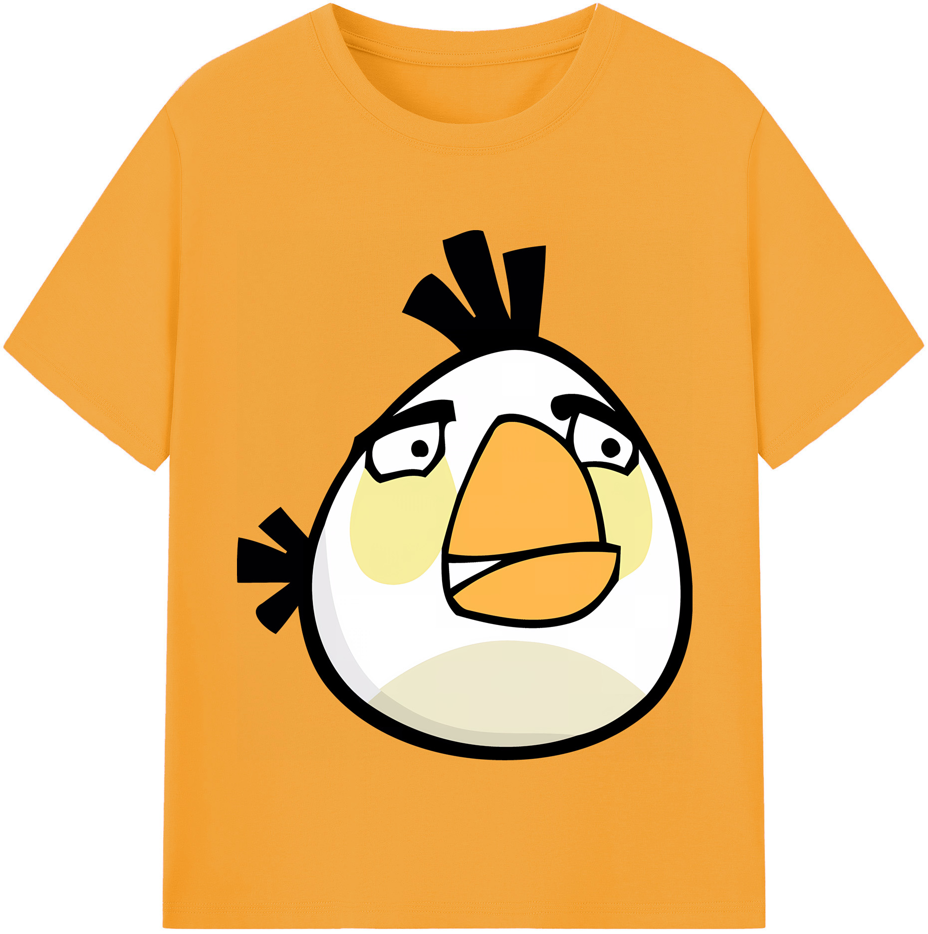 （画像用） Angry Birds アングリーバード 綿100％半袖Tシャツ（フロントプリント）