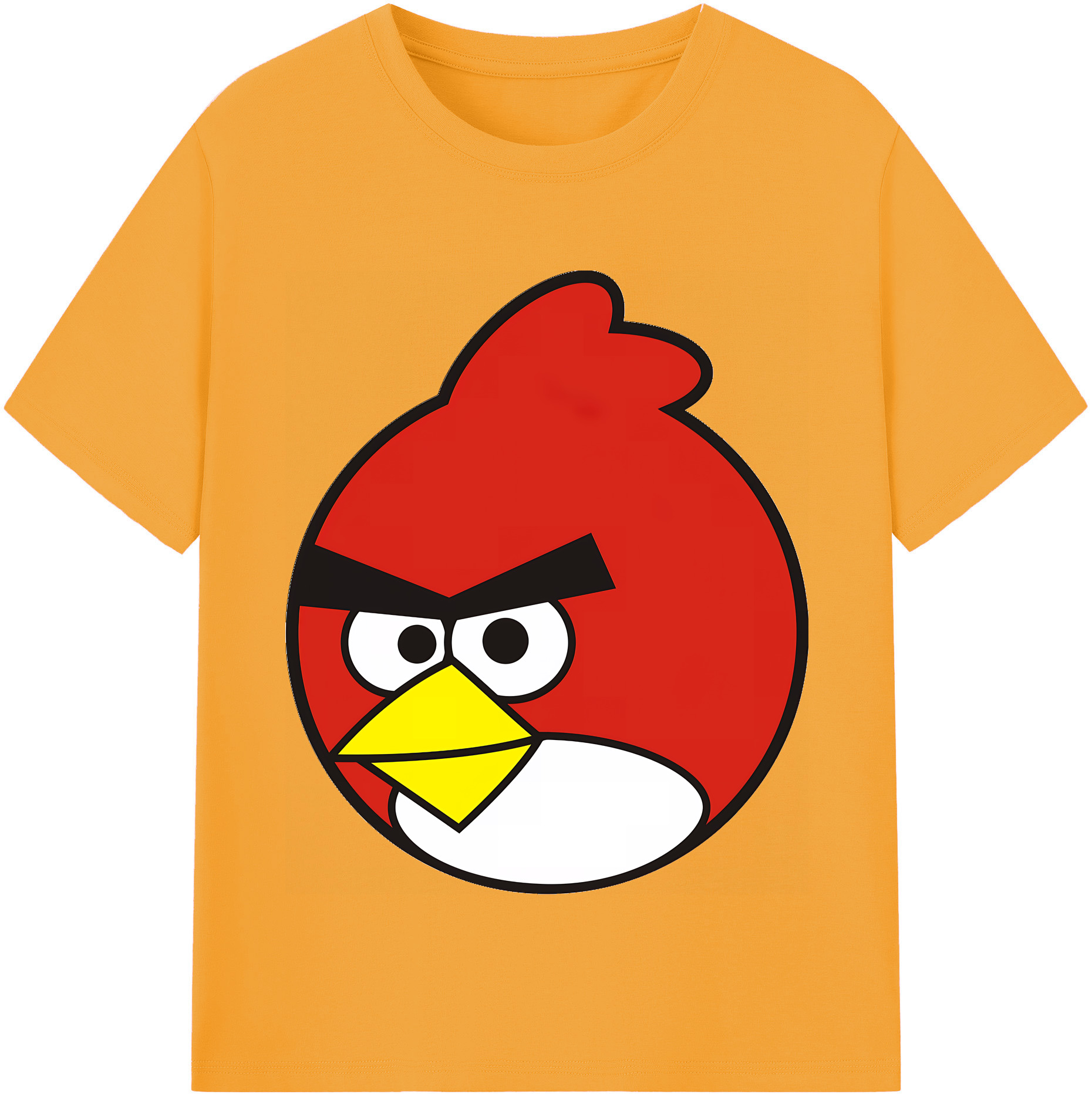 （画像用） Angry Birds アングリーバード 綿100％半袖Tシャツ（フロントプリント）