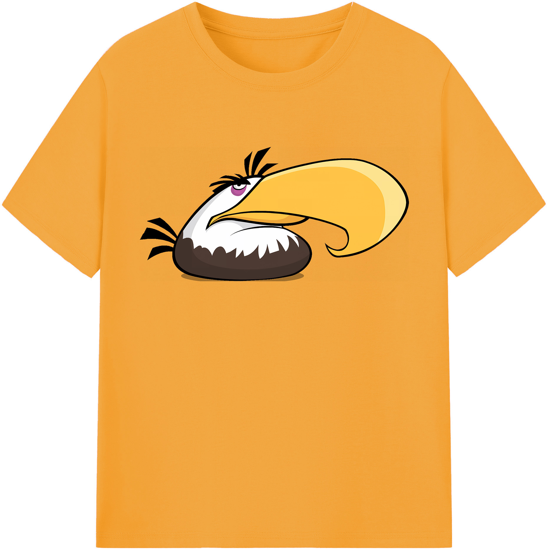 （画像用） Angry Birds アングリーバード 綿100％半袖Tシャツ（フロントプリント）