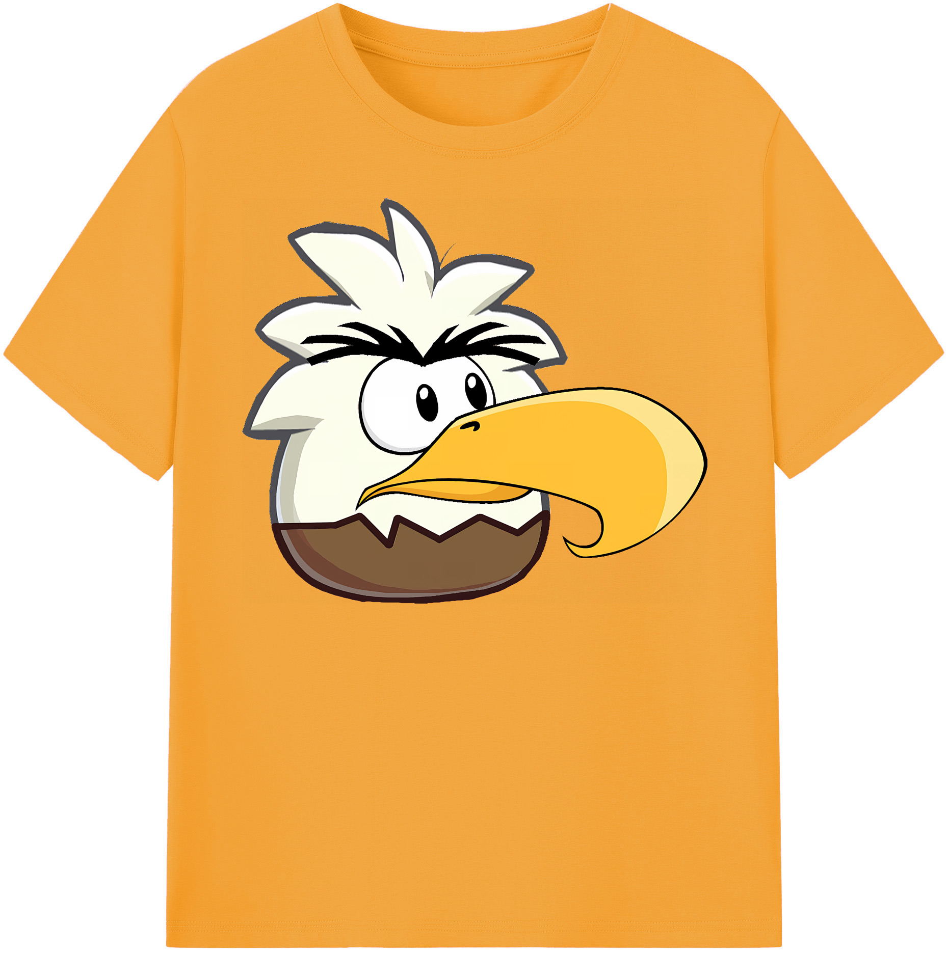 （画像用） Angry Birds アングリーバード 綿100％半袖Tシャツ（フロントプリント）