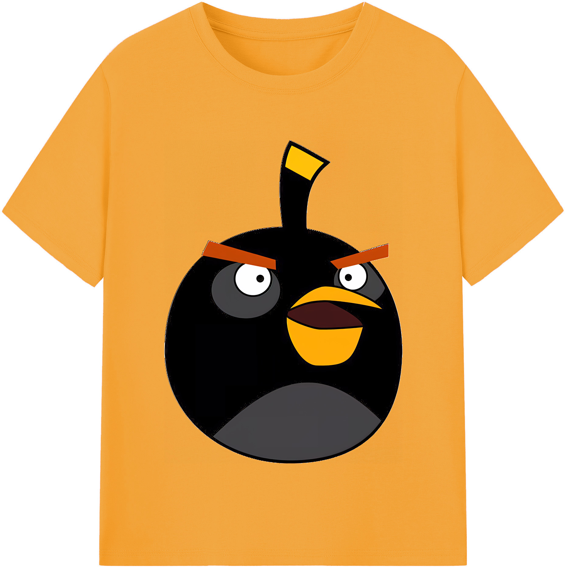 （画像用） Angry Birds アングリーバード 綿100％半袖Tシャツ（フロントプリント）