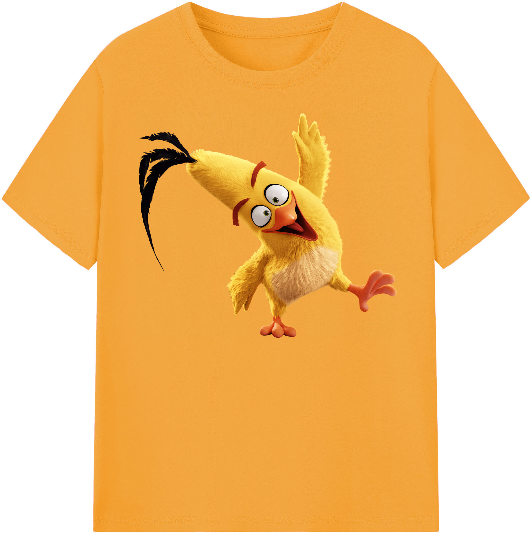 （画像用） Angry Birds アングリーバード 綿100％半袖Tシャツ（フロントプリント）