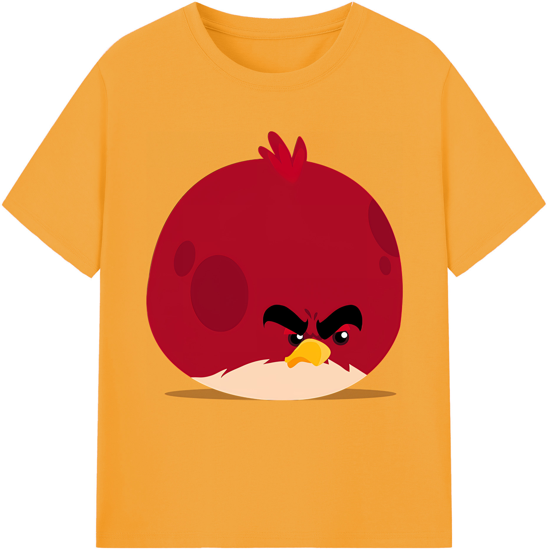 （画像用） Angry Birds アングリーバード 綿100％半袖Tシャツ（フロントプリント）