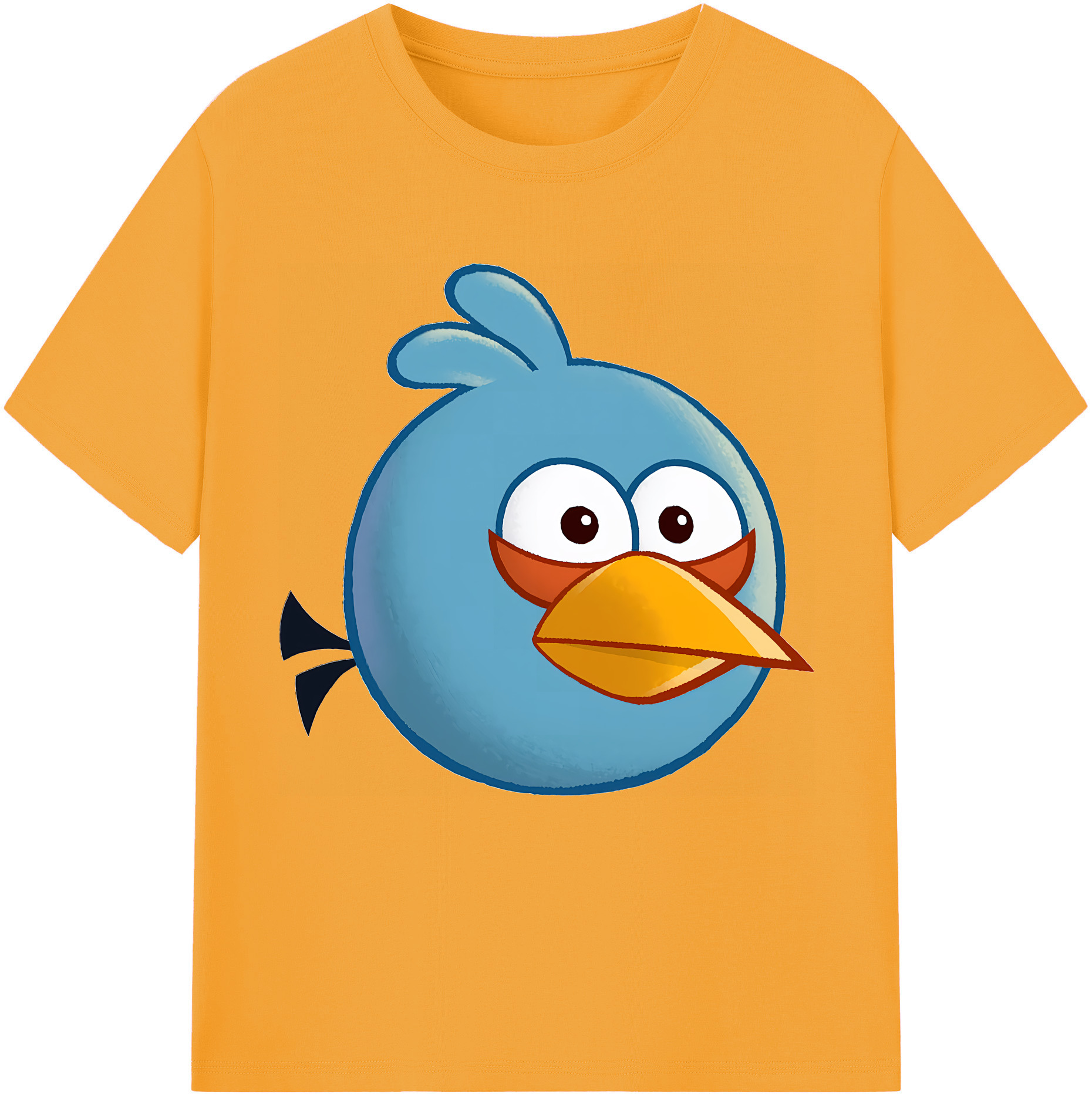 （画像用） Angry Birds アングリーバード 綿100％半袖Tシャツ（フロントプリント）