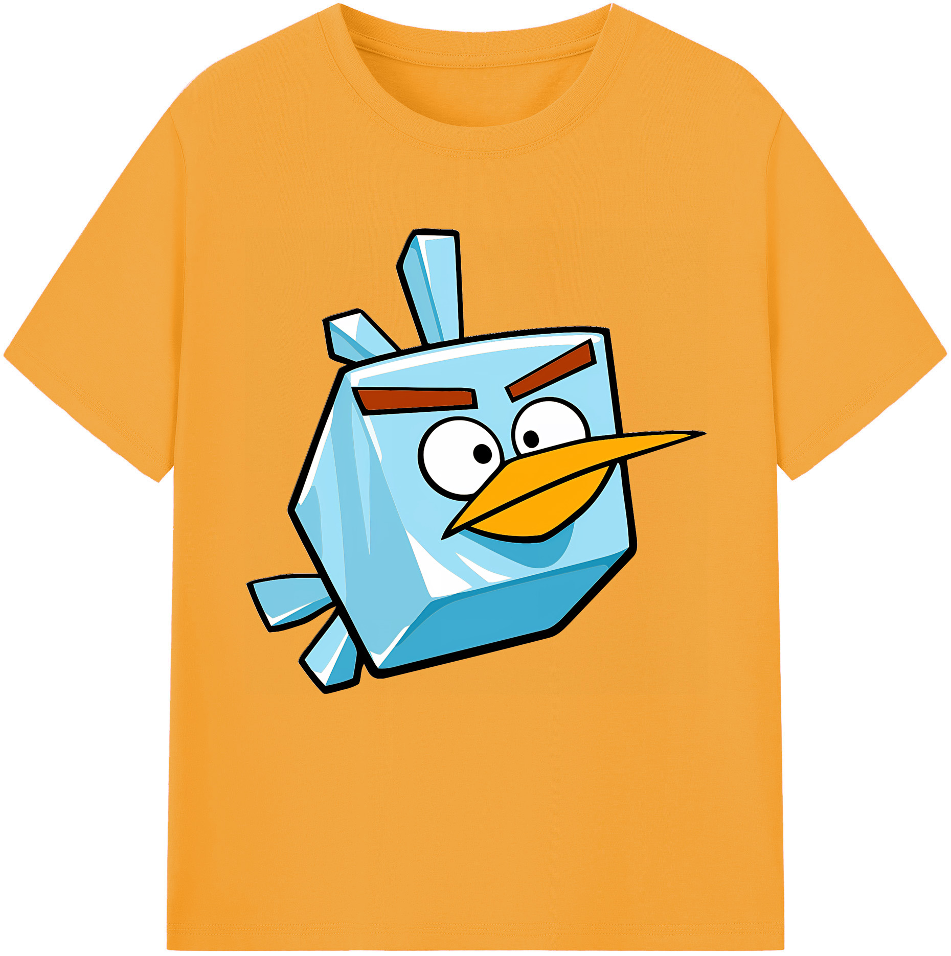 （画像用） Angry Birds アングリーバード 綿100％半袖Tシャツ（フロントプリント）