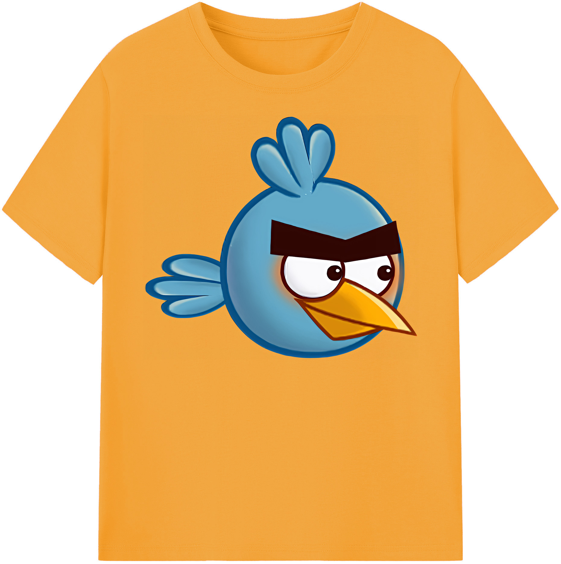 （画像用） Angry Birds アングリーバード 綿100％半袖Tシャツ（フロントプリント）