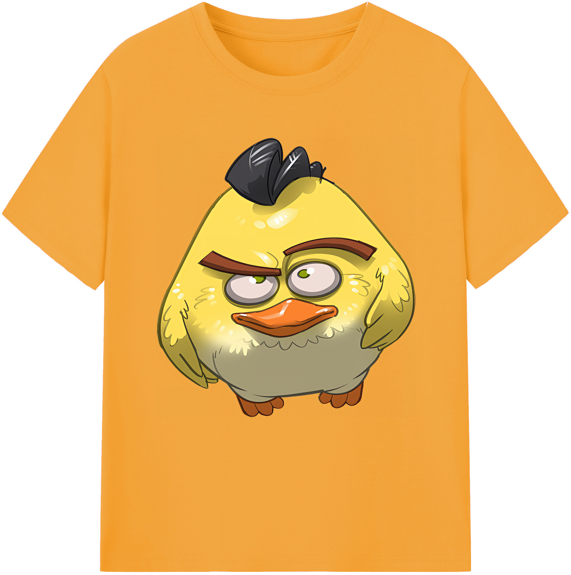 （画像用） Angry Birds アングリーバード 綿100％半袖Tシャツ（フロントプリント）