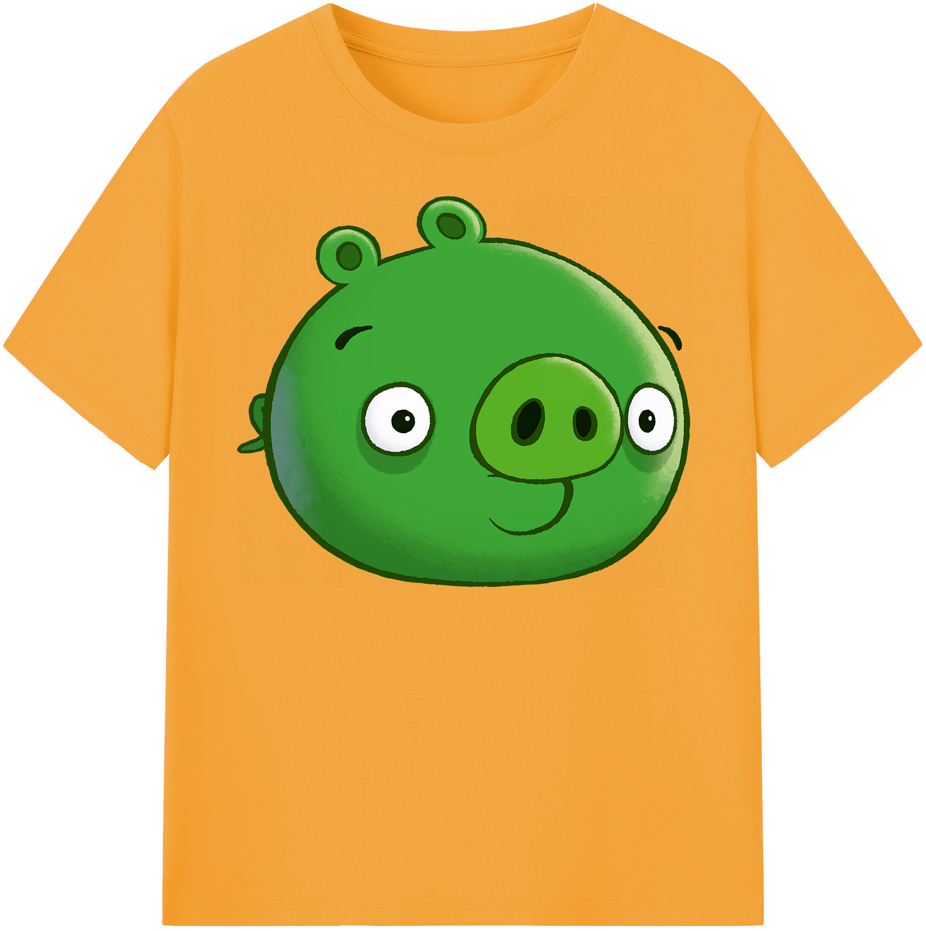 （画像用） Angry Birds アングリーバード 綿100％半袖Tシャツ（フロントプリント）