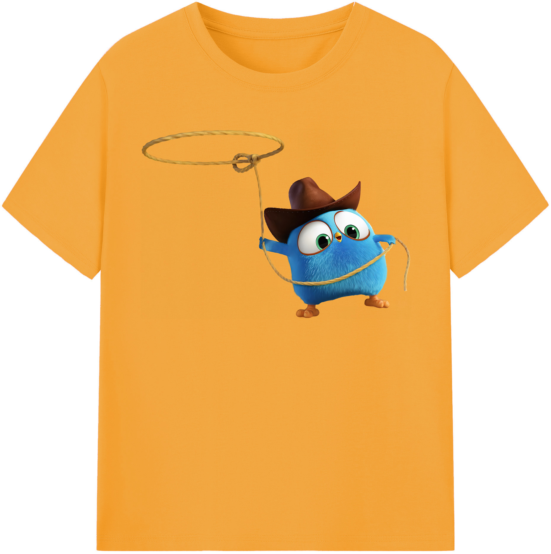 （画像用） Angry Birds アングリーバード 綿100％半袖Tシャツ（フロントプリント）