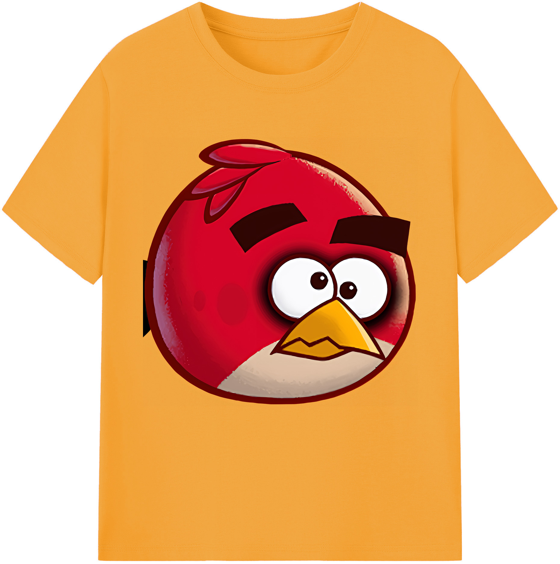 （画像用） Angry Birds アングリーバード 綿100％半袖Tシャツ（フロントプリント）