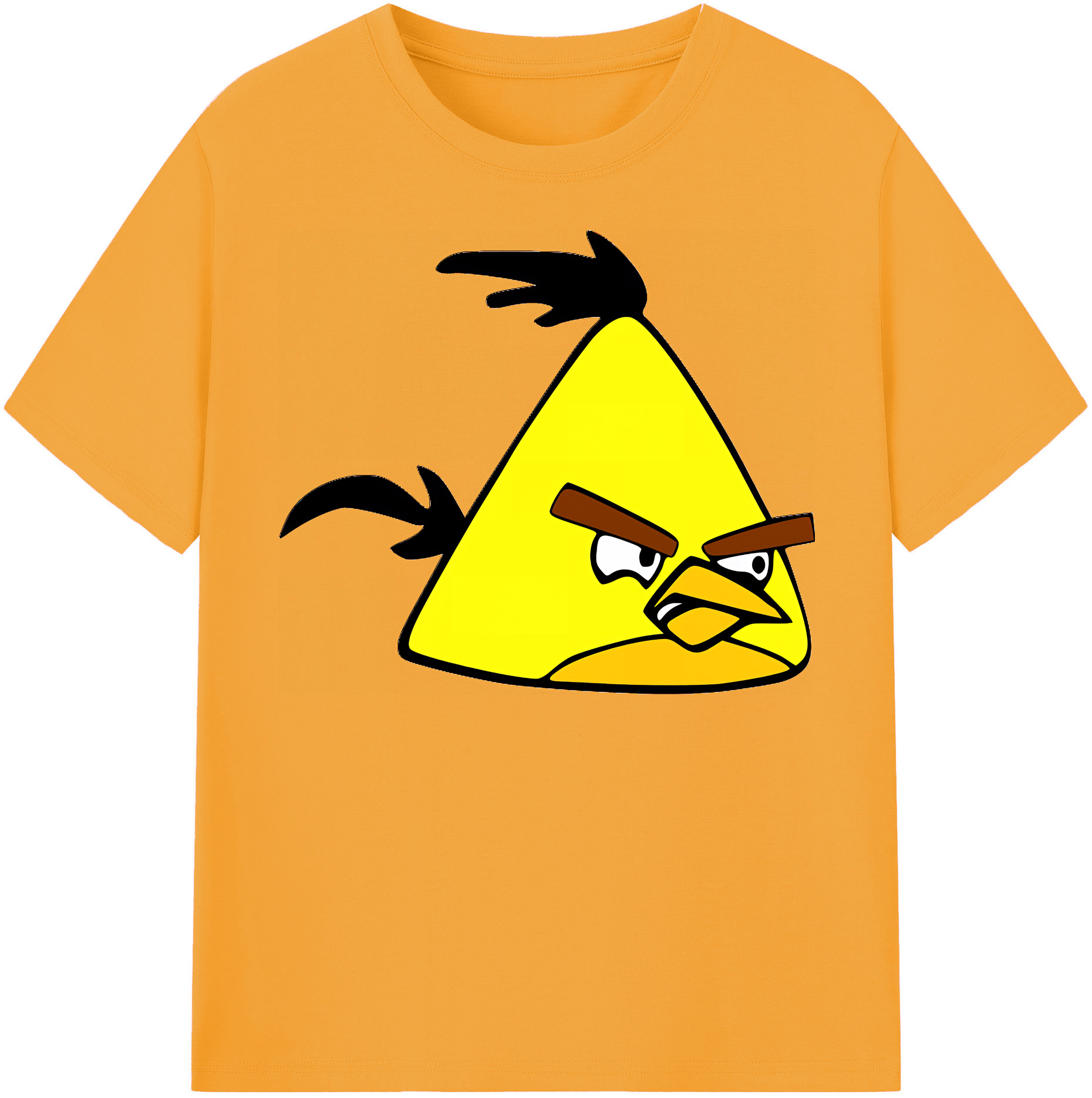 （画像用） Angry Birds アングリーバード 綿100％半袖Tシャツ（フロントプリント）