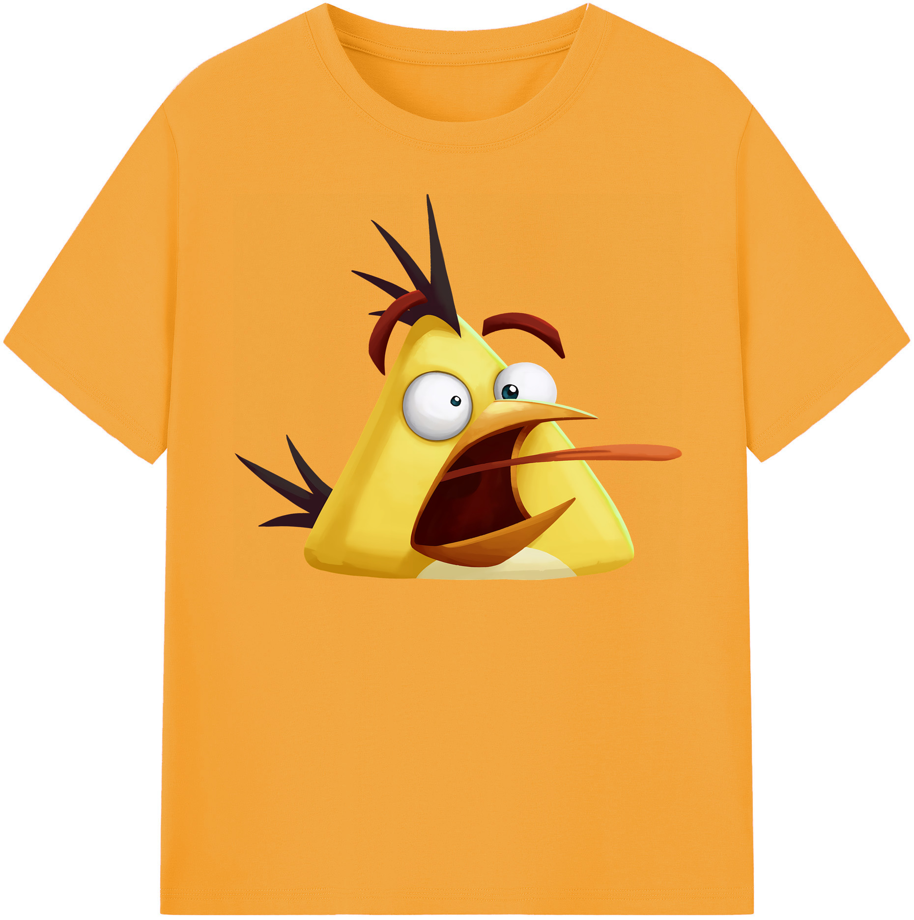 （画像用） Angry Birds アングリーバード 綿100％半袖Tシャツ（フロントプリント）
